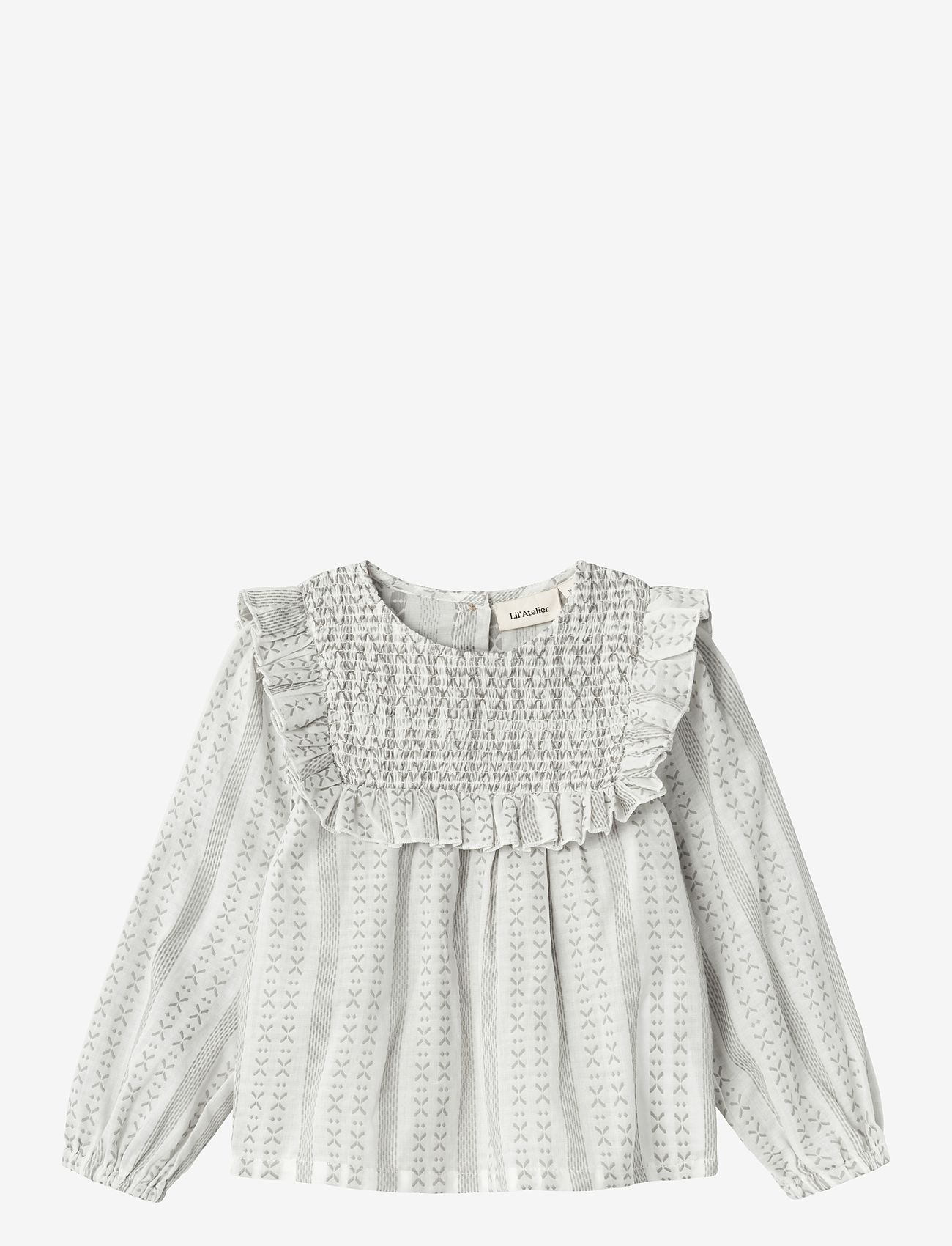 Lil'Atelier - NMFKENJA LS LOOSE SHIRT LIL - blusar & tunikor - coconut milk - 0