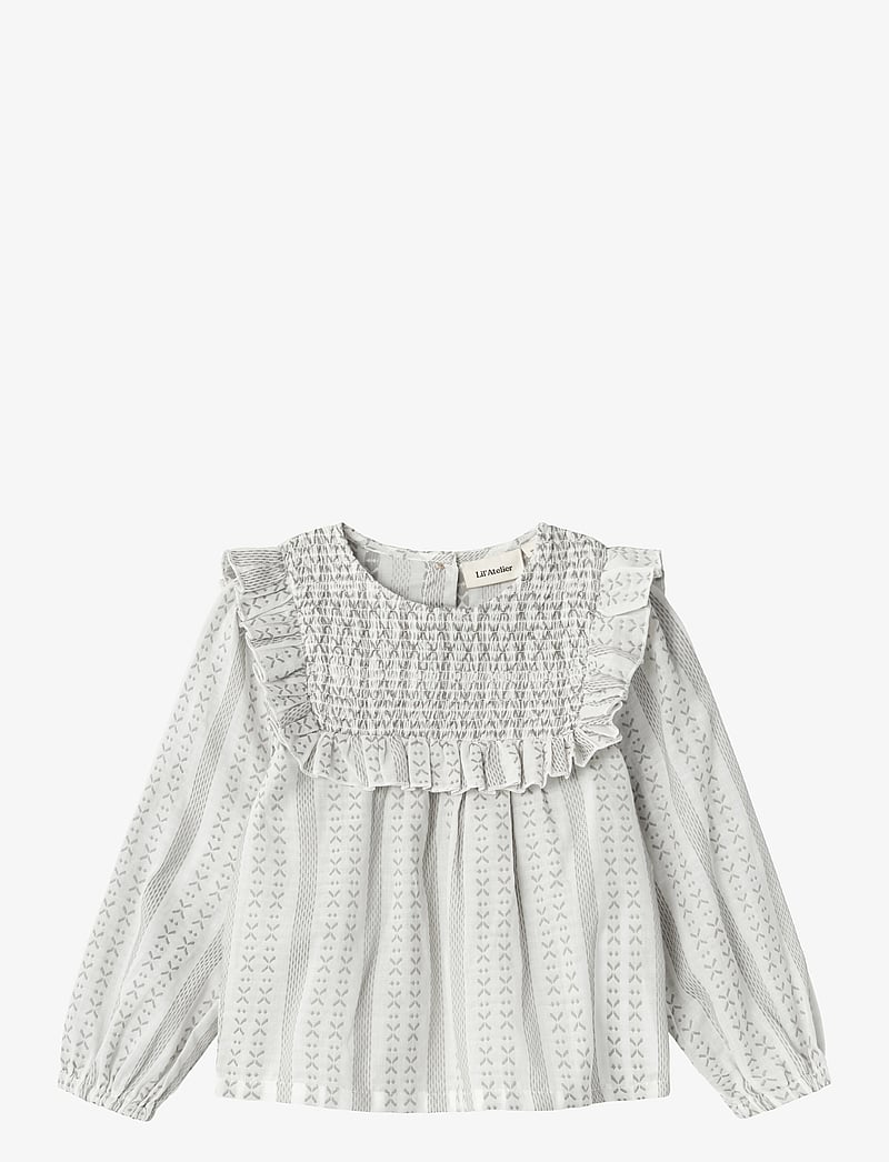Lil'Atelier - NMFKENJA LS LOOSE SHIRT LIL - coconut milk - 0