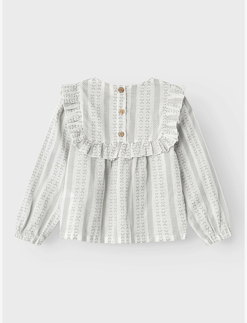 Lil'Atelier - NMFKENJA LS LOOSE SHIRT LIL - coconut milk - 1