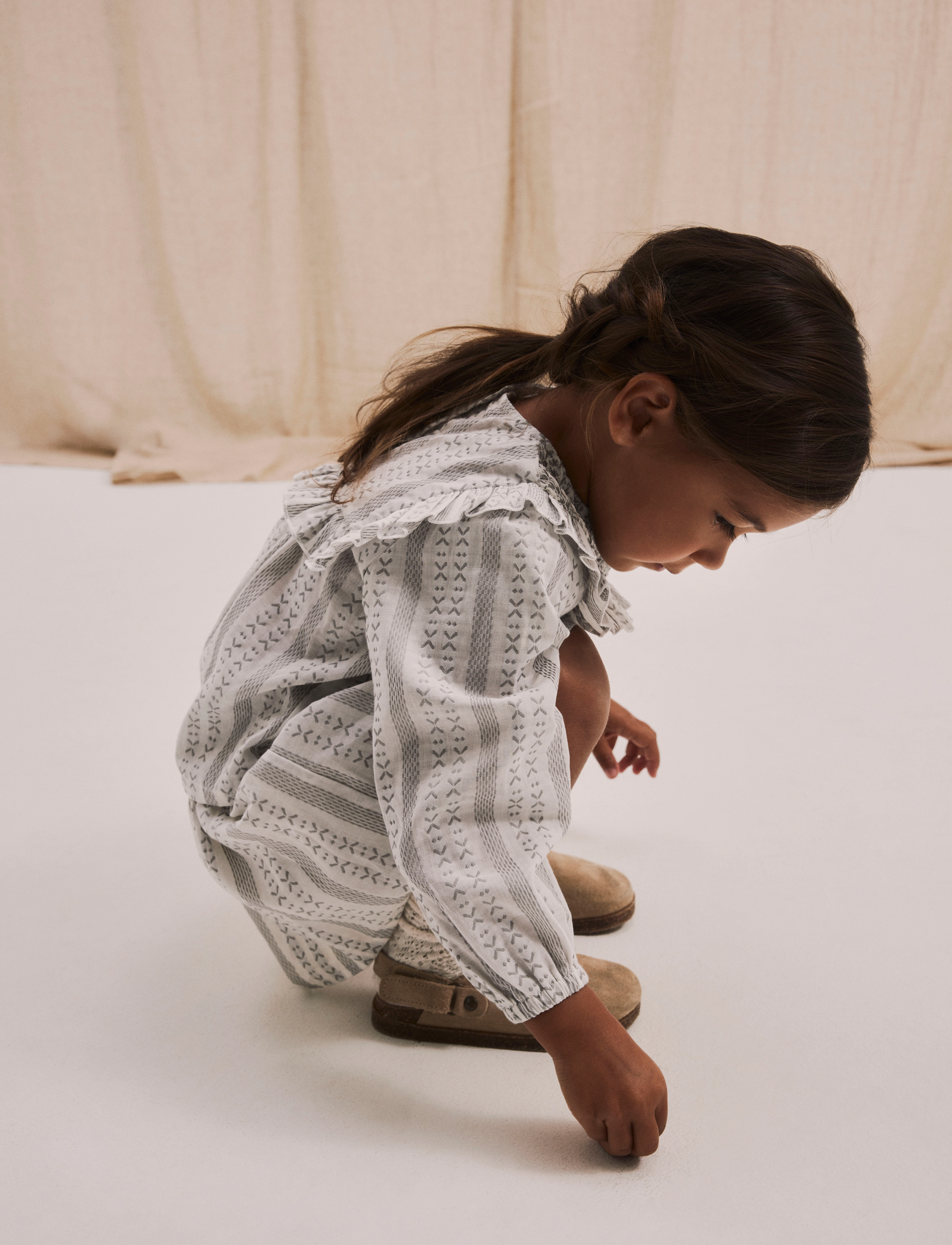 Lil'Atelier - NMFKENJA LS LOOSE SHIRT LIL - coconut milk - 4