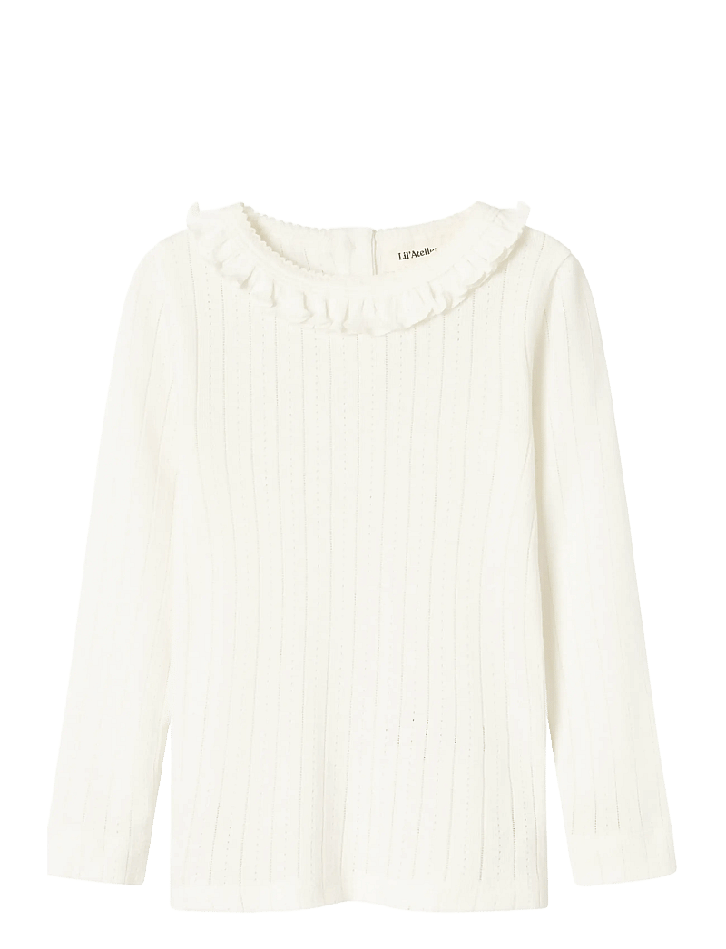 Lil'Atelier - NMFRACHEL NIS LS SLIM TOP LIL NOOS - langärmelig - coconut milk - 1