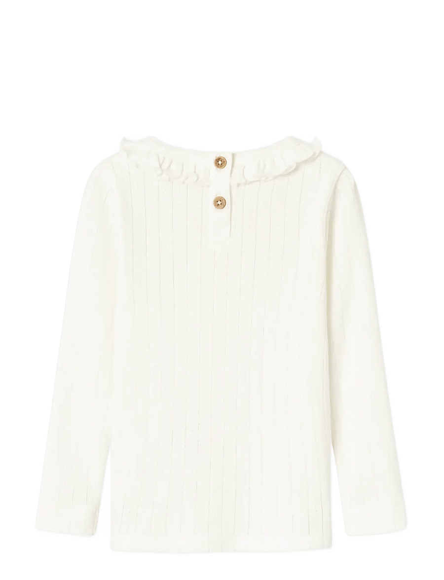 Lil'Atelier - NMFRACHEL NIS LS SLIM TOP LIL NOOS - langärmelig - coconut milk - 2