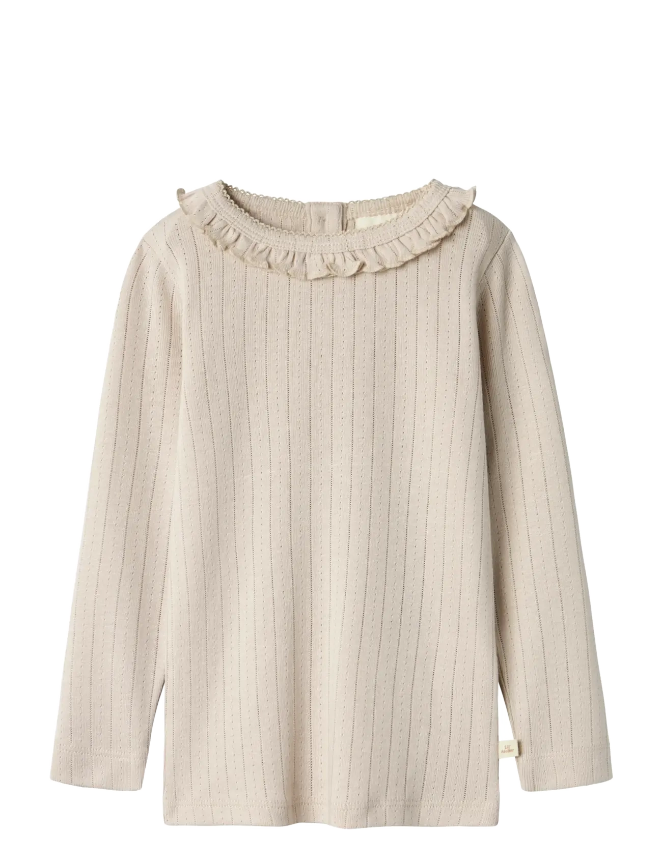 Lil'Atelier NMFRACHEL NIS LS SLIM TOP LIL NOOS - 4 for 3 - GRAY MORN / beige