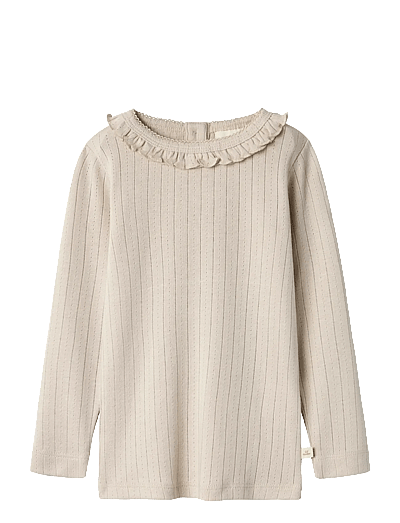 Nmfrachel Nis Ls Slim Top Lil Noos - LangæRmede T-Shirts