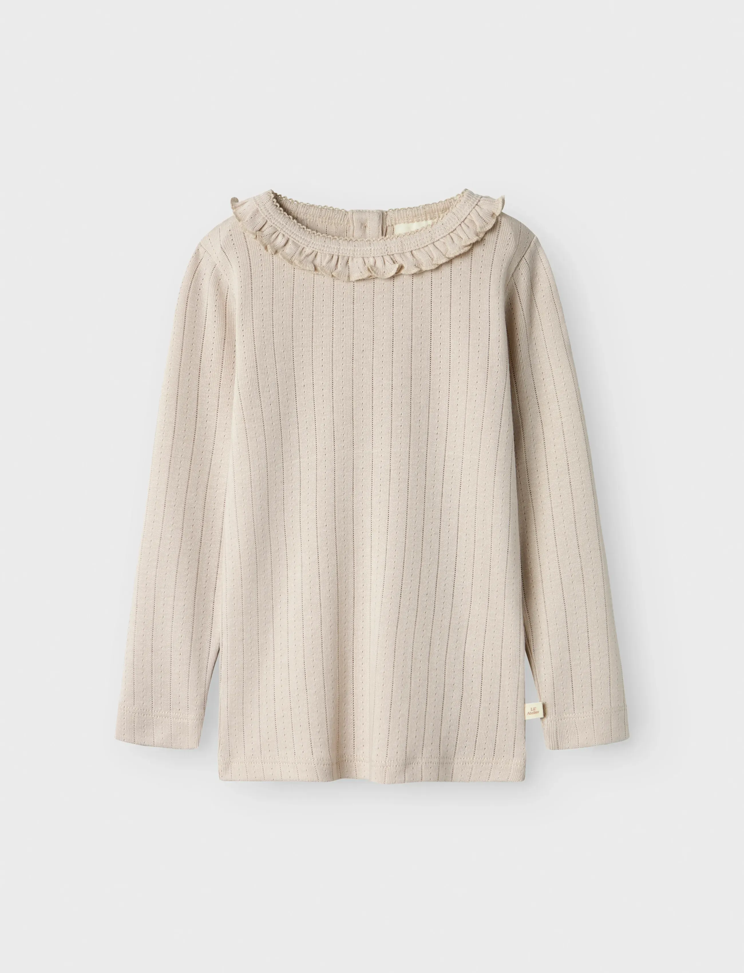 Lil'Atelier - NMFRACHEL NIS LS SLIM TOP LIL NOOS - langärmelig - gray morn - 2