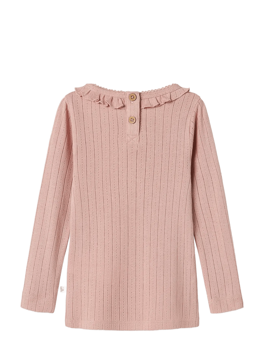 Lil'Atelier - NMFRACHEL NIS LS SLIM TOP LIL NOOS - marškinėliai ilgomis rankovėmis - misty rose - 2
