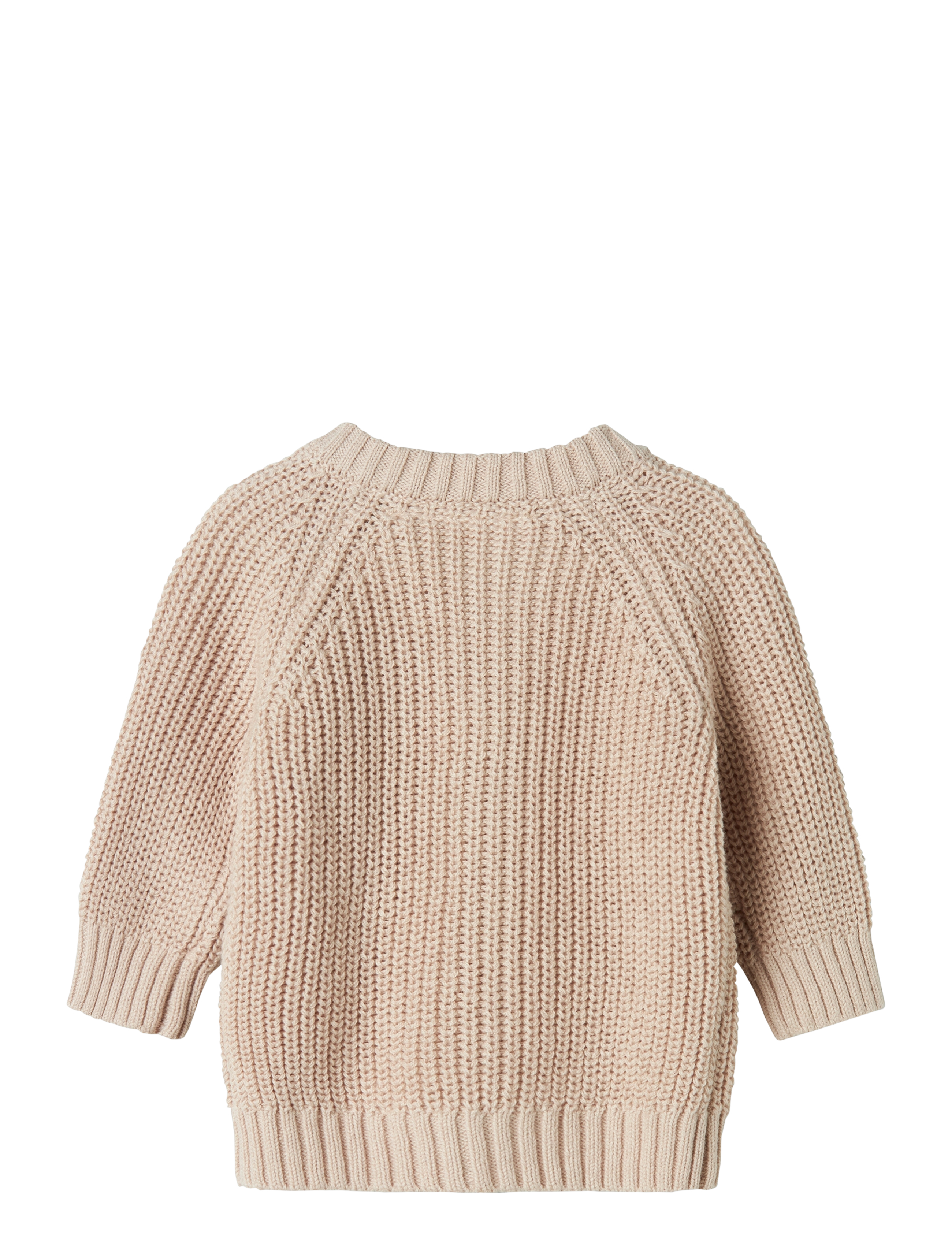 Lil'Atelier - NBNEMLEN LS KNIT CARD LIL NOOS - cardigans - gray morn - 1