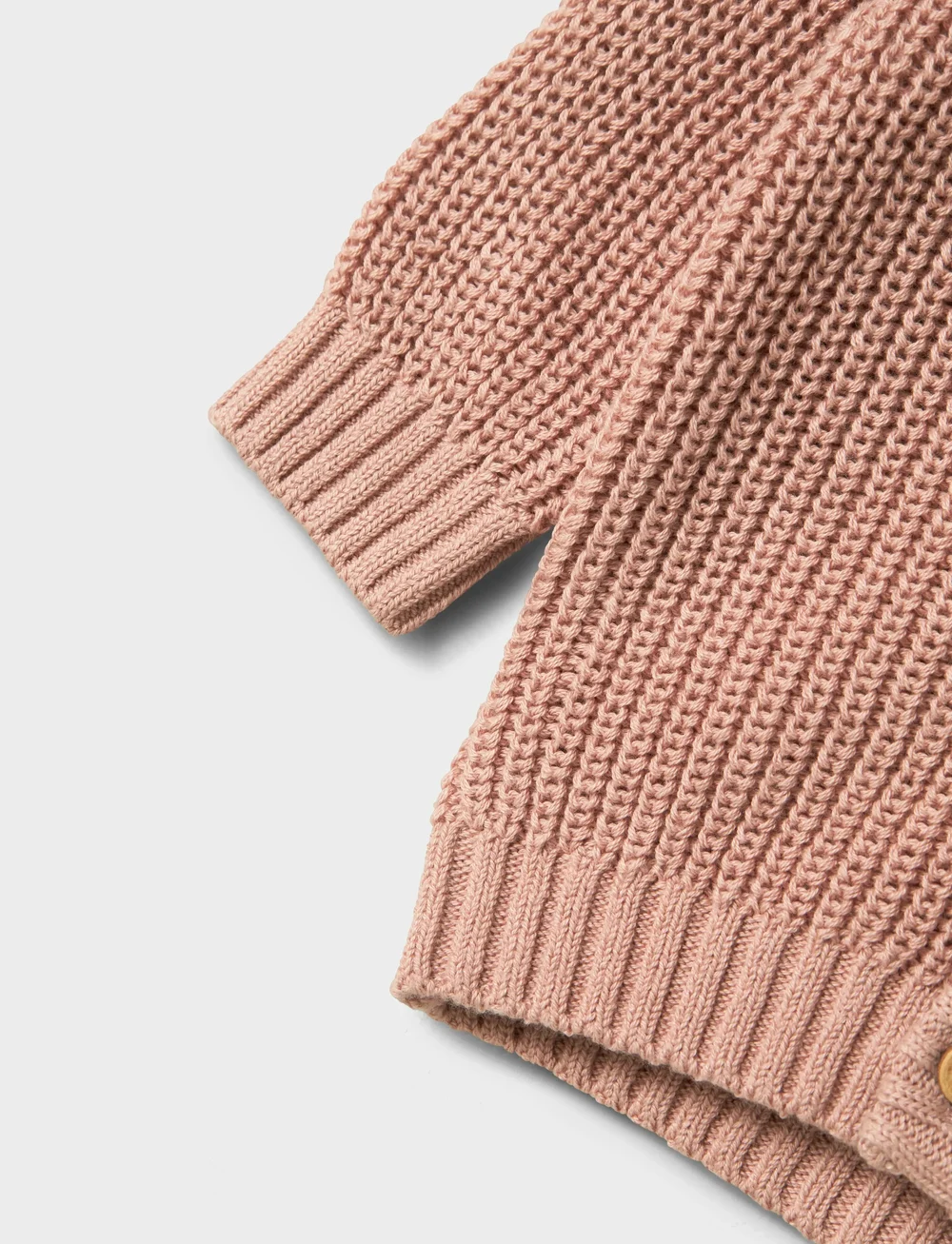 Lil'Atelier - NBNEMLEN LS KNIT CARD LIL NOOS - cardigans - misty rose - 3