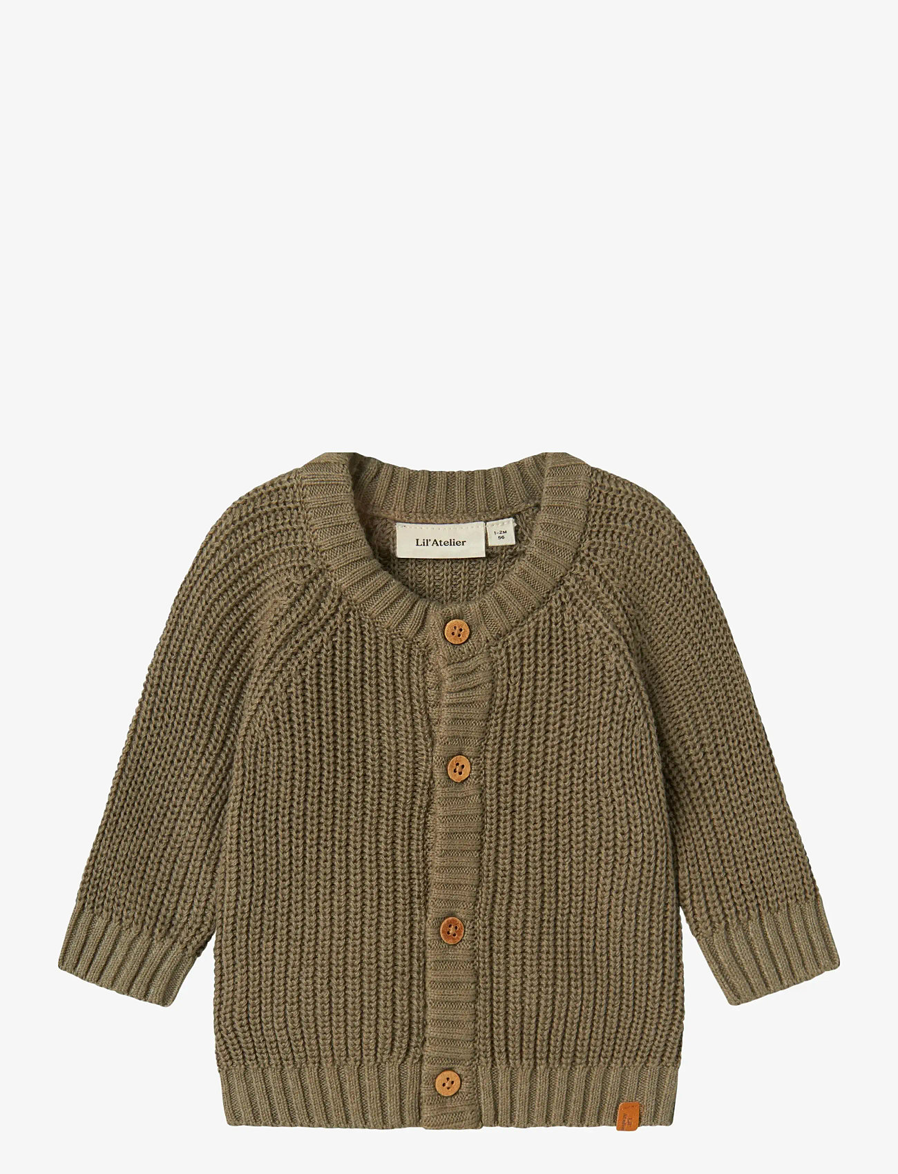 Lil'Atelier - NBNEMLEN LS KNIT CARD LIL NOOS - cardigans - overland trek - 1