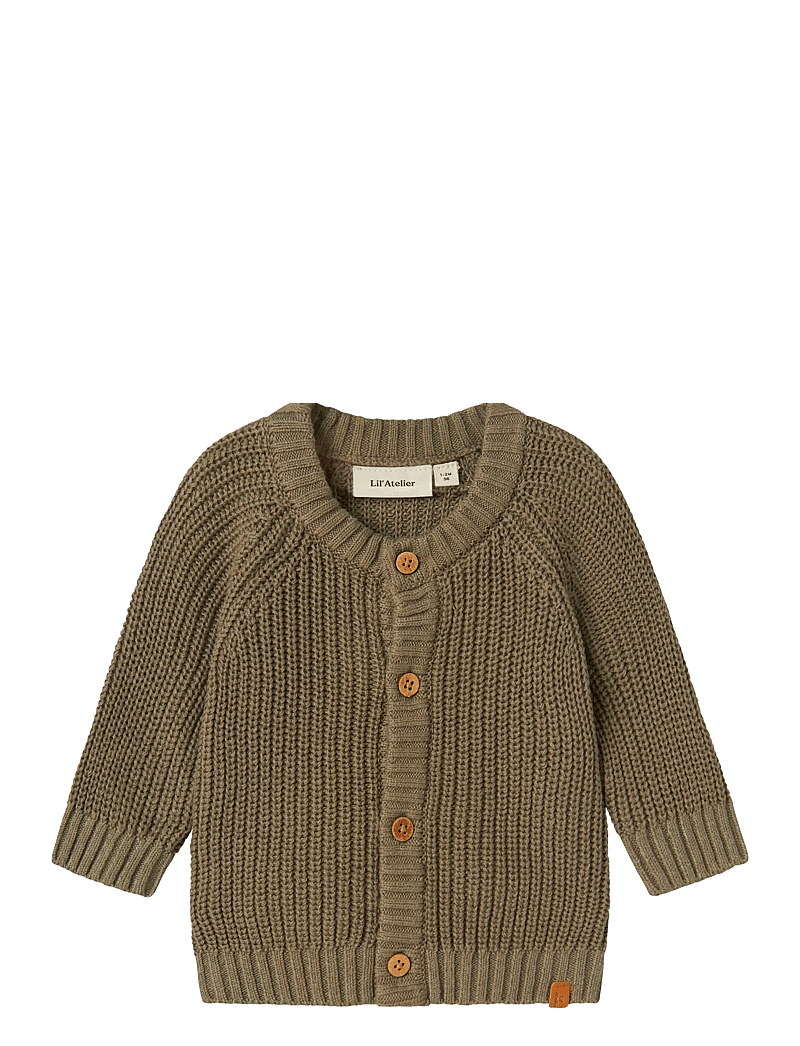 Lil'Atelier - NBNEMLEN LS KNIT CARD LIL NOOS - cardigans - overland trek - 1