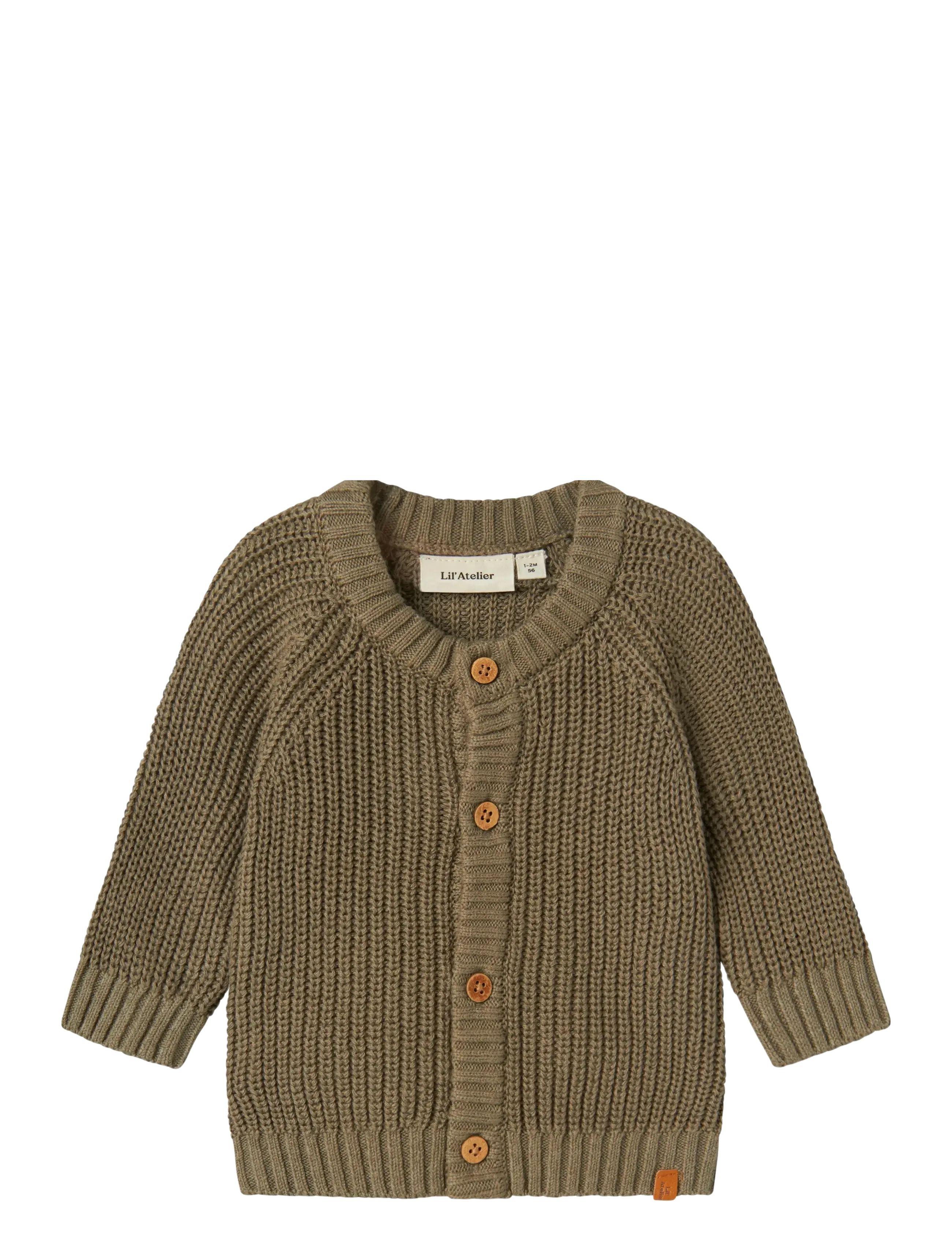 Lil'Atelier - NBNEMLEN LS KNIT CARD LIL NOOS - gilets - overland trek - 1