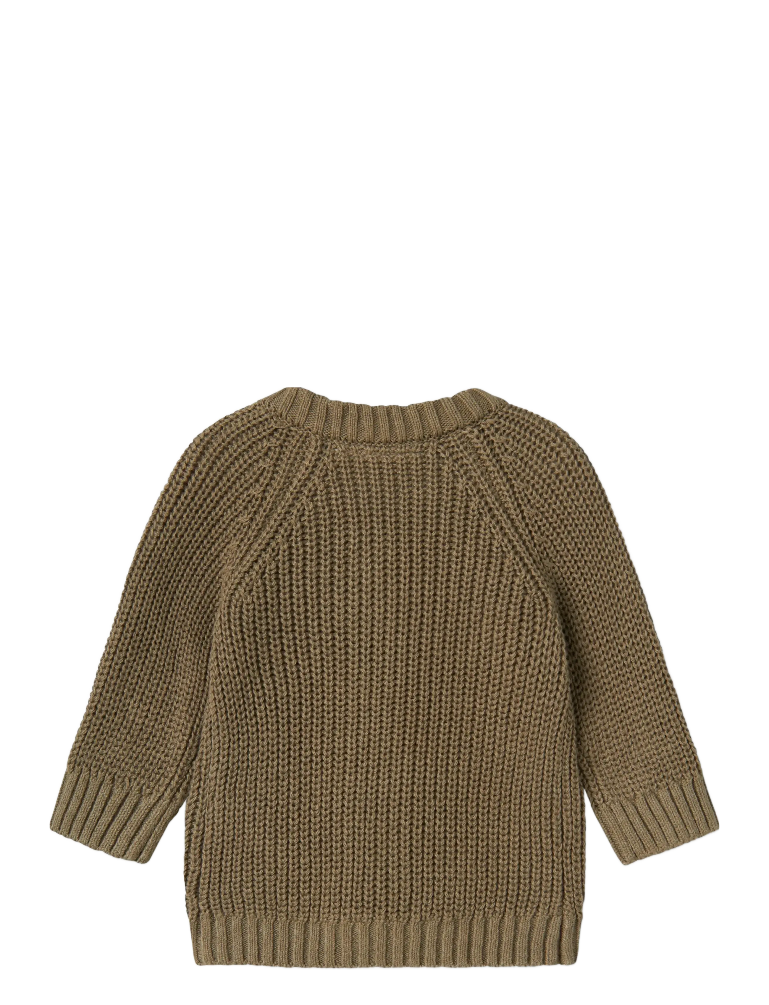 Lil'Atelier - NBNEMLEN LS KNIT CARD LIL NOOS - gilets - overland trek - 2