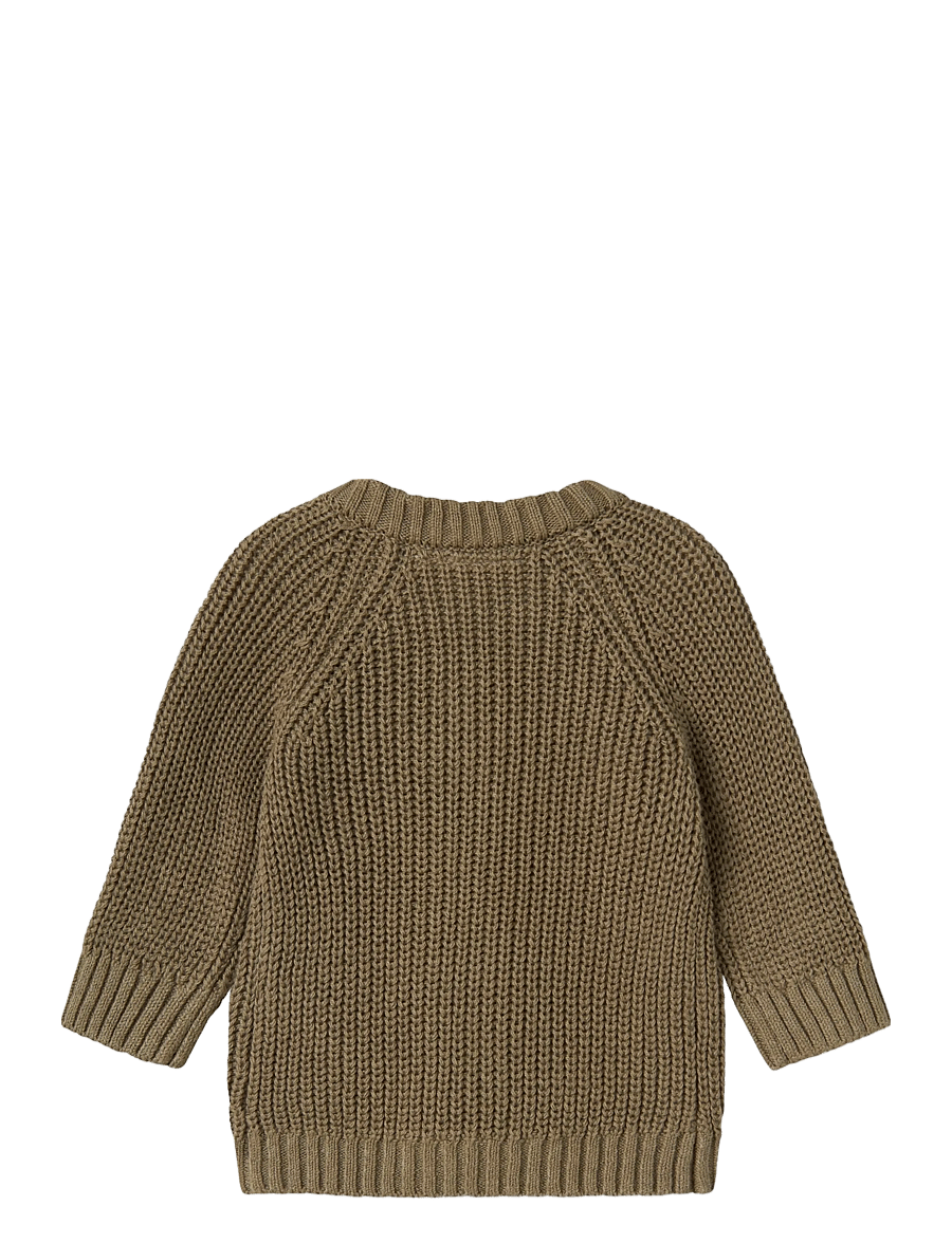 Lil'Atelier - NBNEMLEN LS KNIT CARD LIL NOOS - gilets - overland trek - 2