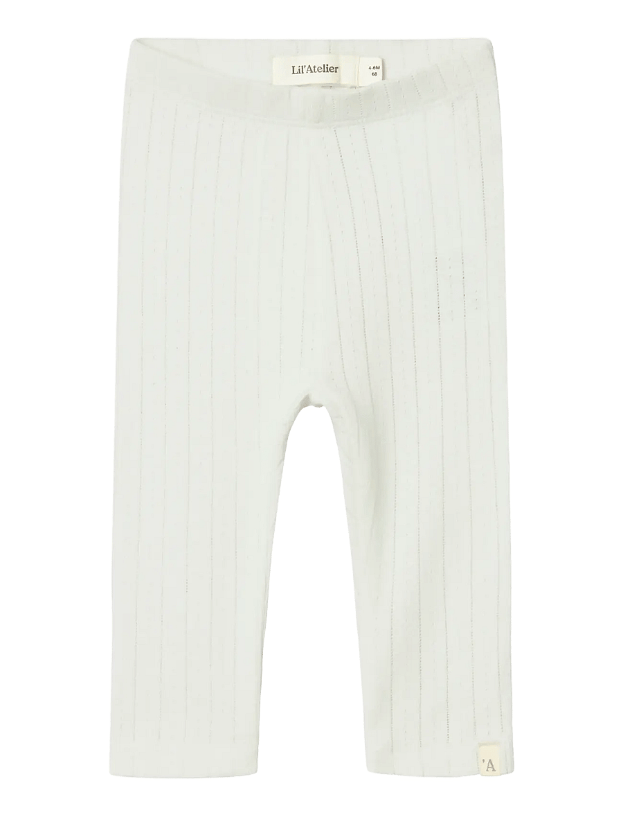 Lil'Atelier - NBFRACHEL NIS SLIM LEGGINGS LIL NOOS - leggings - coconut milk - 0
