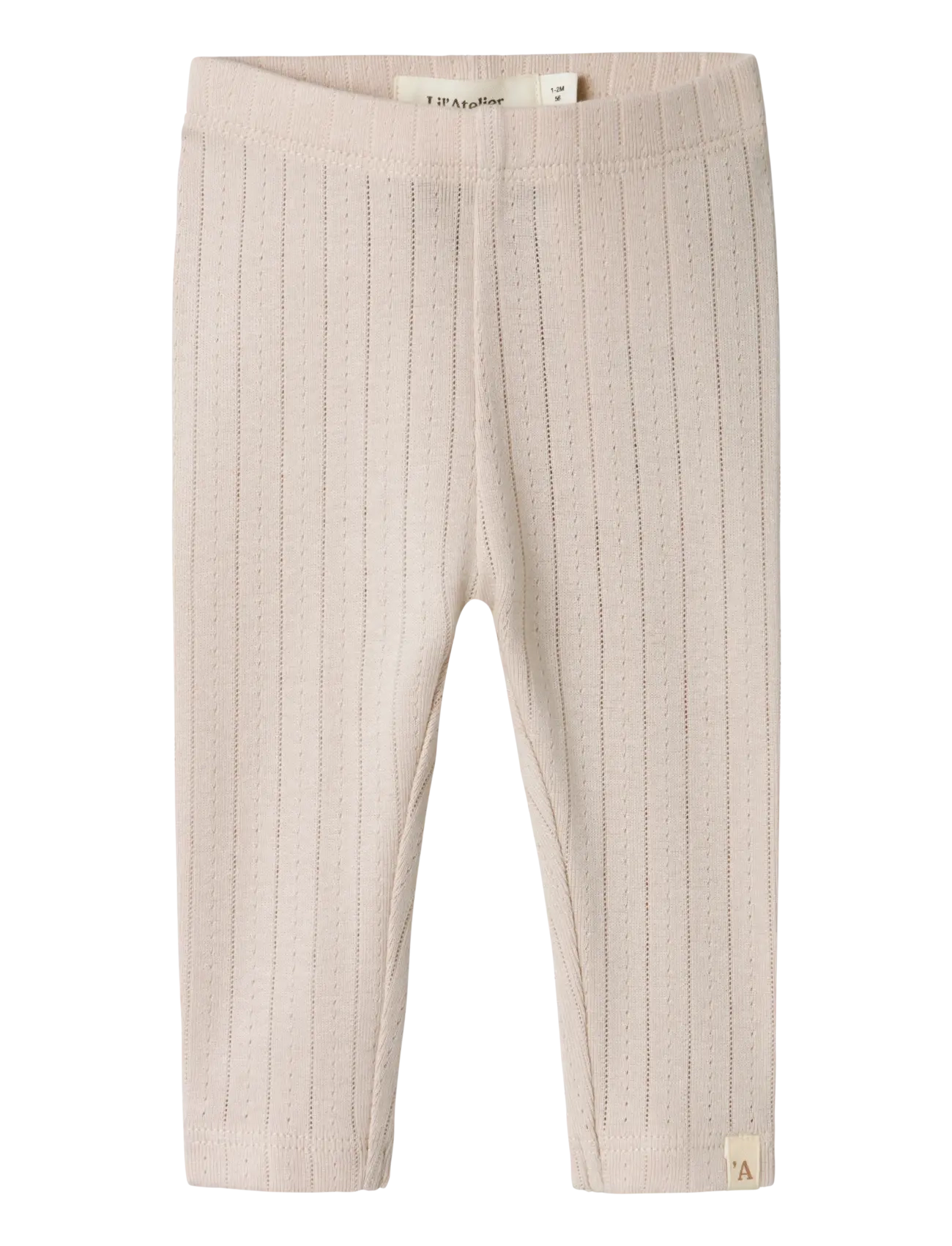 Lil'Atelier NBFRACHEL NIS SLIM LEGGINGS LIL NOOS - Leggings - GRAY MORN / cream