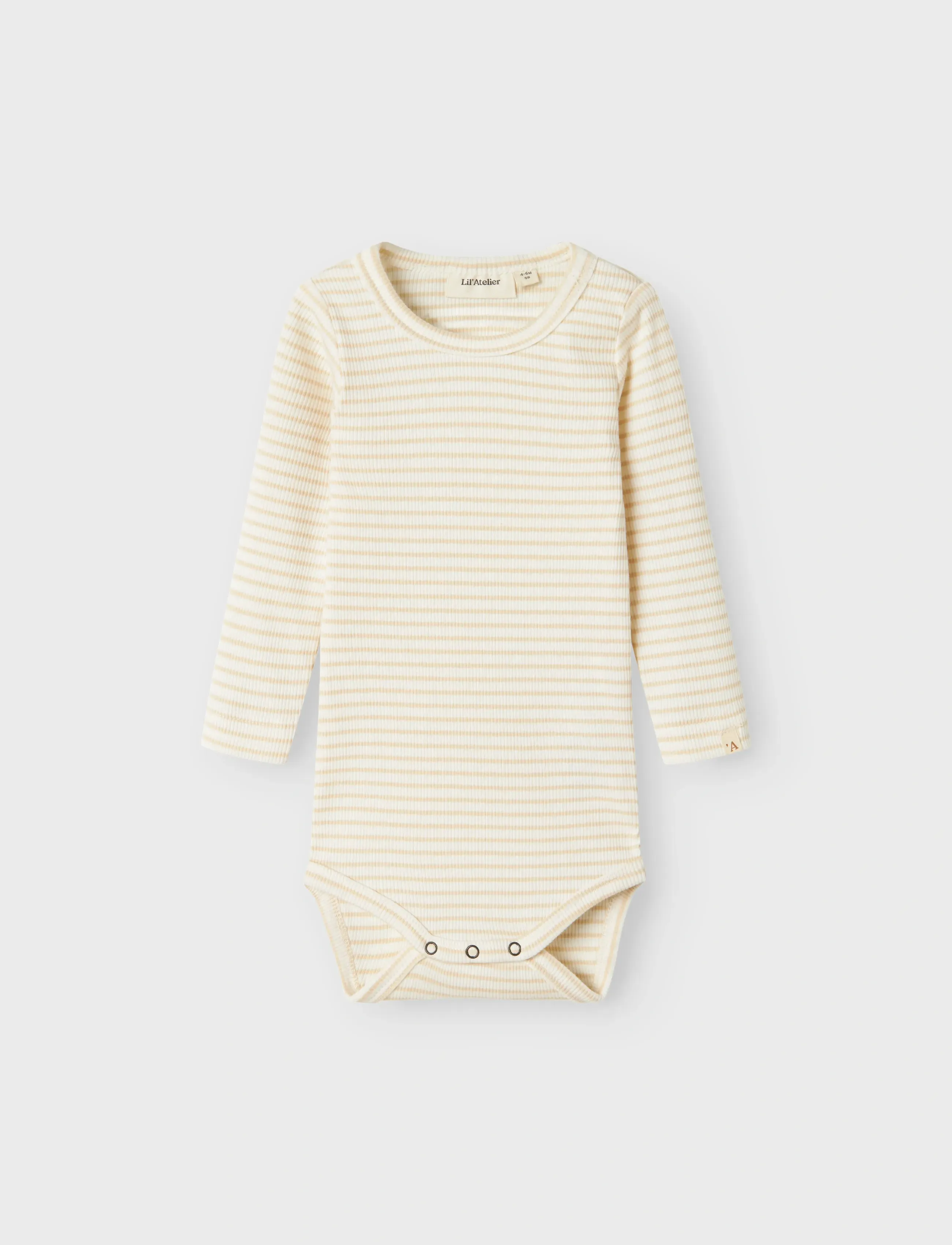 Lil'Atelier - NBFLAKE LS SLIM BODY LIL - coconut milk - 2