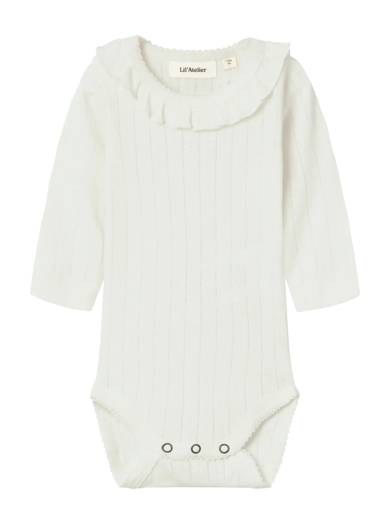 Lil'Atelier NBFRACHEL NIS LS SLIM BODY LIL NOOS - Bodies - COCONUT MILK / cream