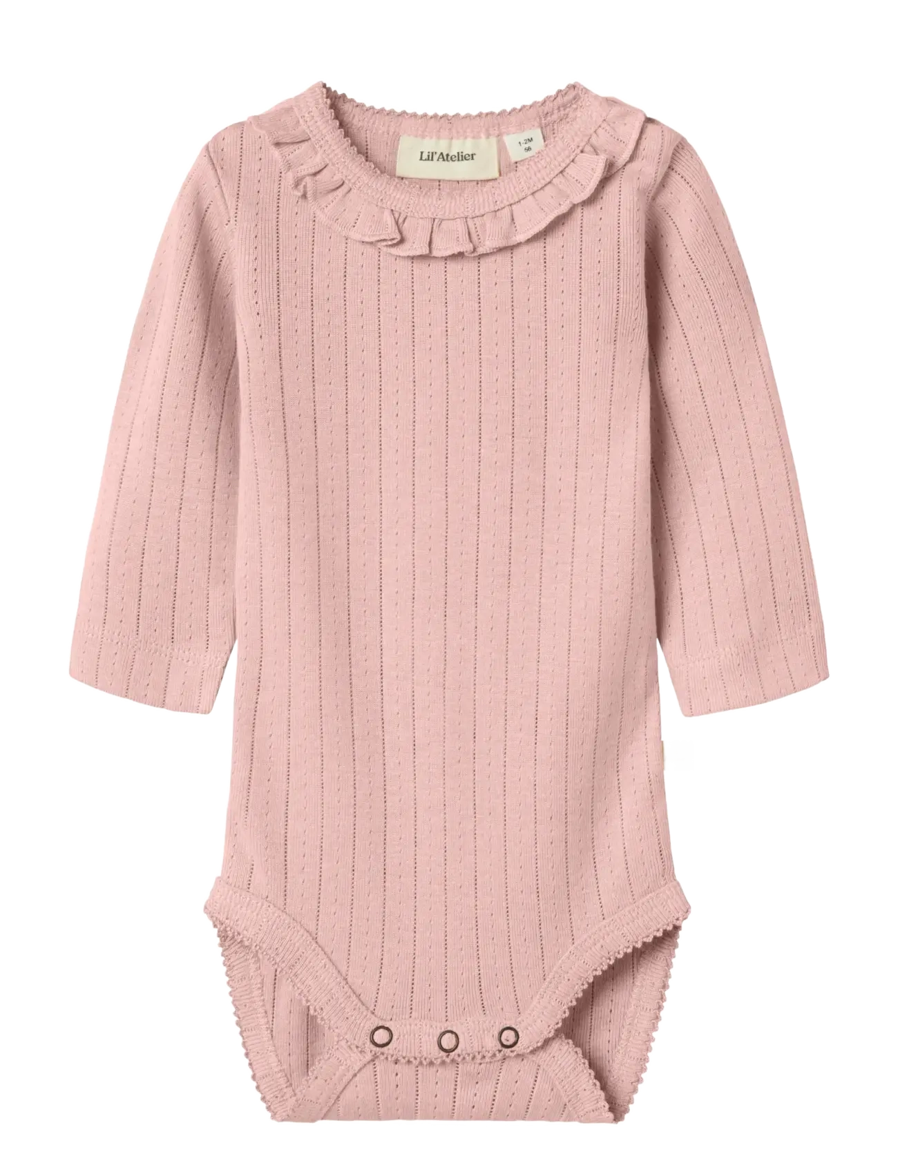 Lil'Atelier NBFRACHEL NIS LS SLIM BODY LIL NOOS - Bodies - MISTY ROSE / pink/rose
