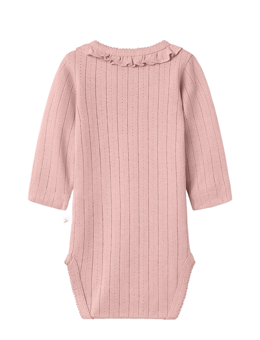 Lil'Atelier - NBFRACHEL NIS LS SLIM BODY LIL NOOS - pikkade varrukatega bodid - misty rose - 2