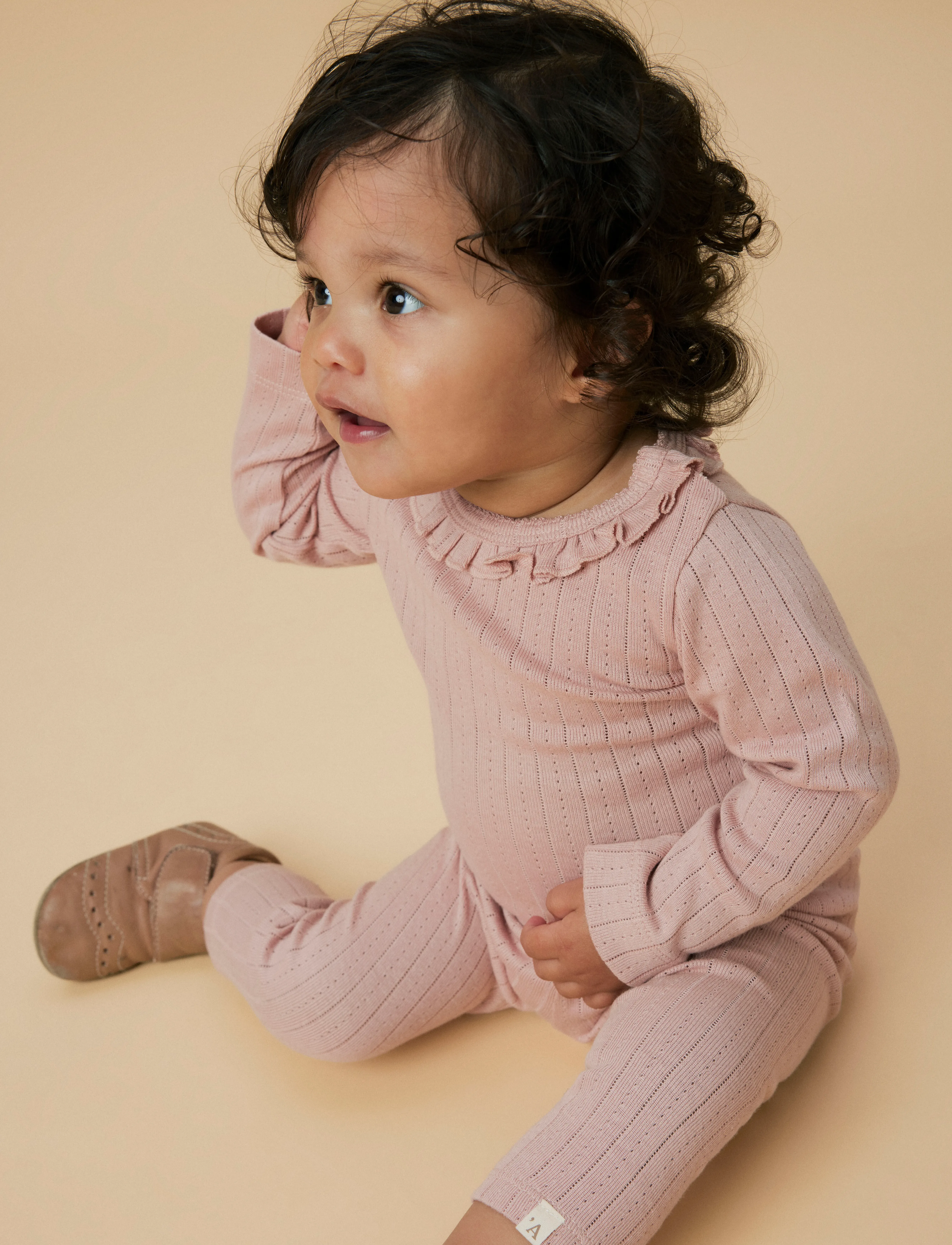 Lil'Atelier - NBFRACHEL NIS LS SLIM BODY LIL NOOS - langærmede bodyer - misty rose - 3