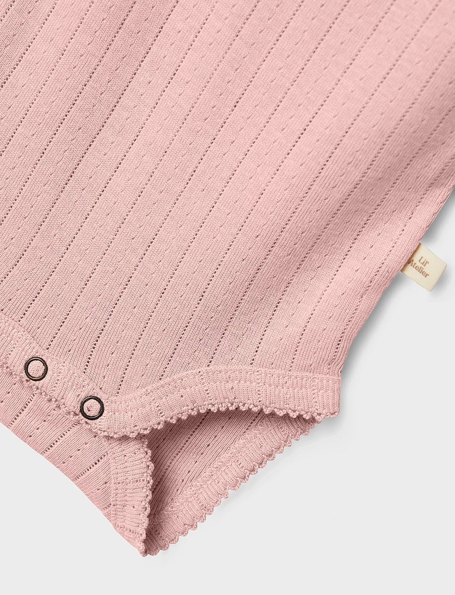 Lil'Atelier - NBFRACHEL NIS LS SLIM BODY LIL NOOS - pikkade varrukatega bodid - misty rose - 5