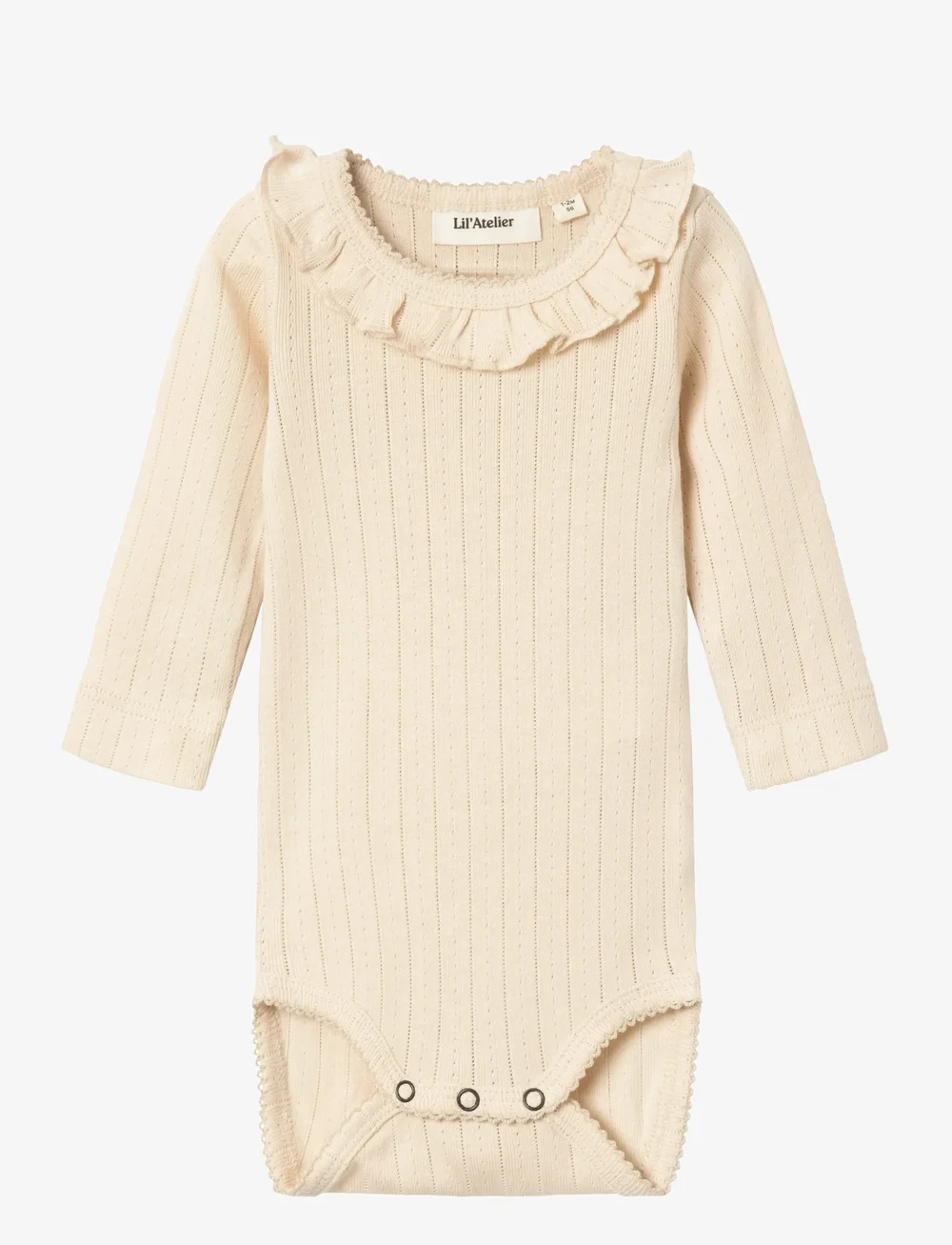 Lil'Atelier - NBFRACHEL NIS LS SLIM BODY LIL NOOS - langærmede bodyer - sheer bliss - 0