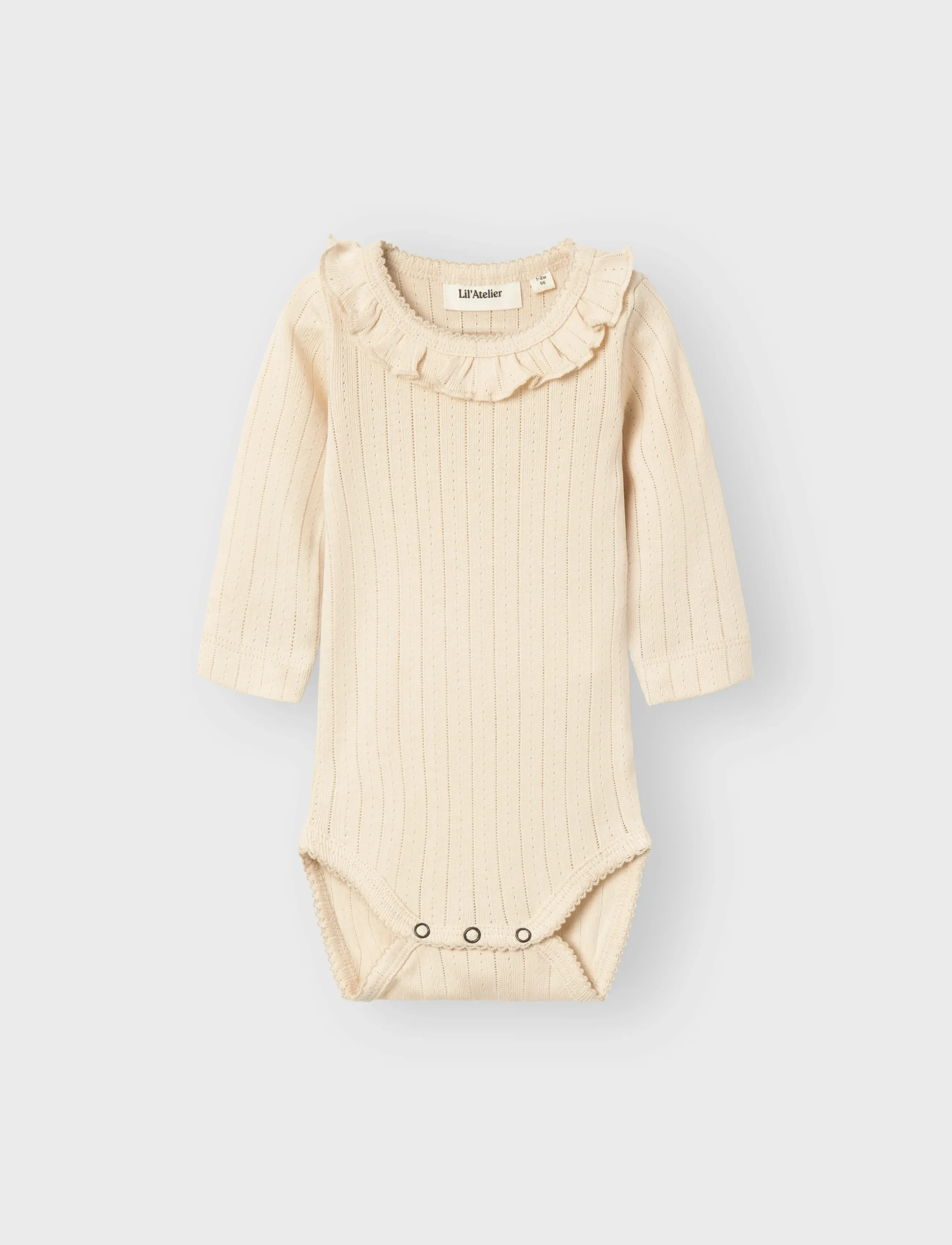 Lil'Atelier - NBFRACHEL NIS LS SLIM BODY LIL NOOS - langärmelige bodys - sheer bliss - 3