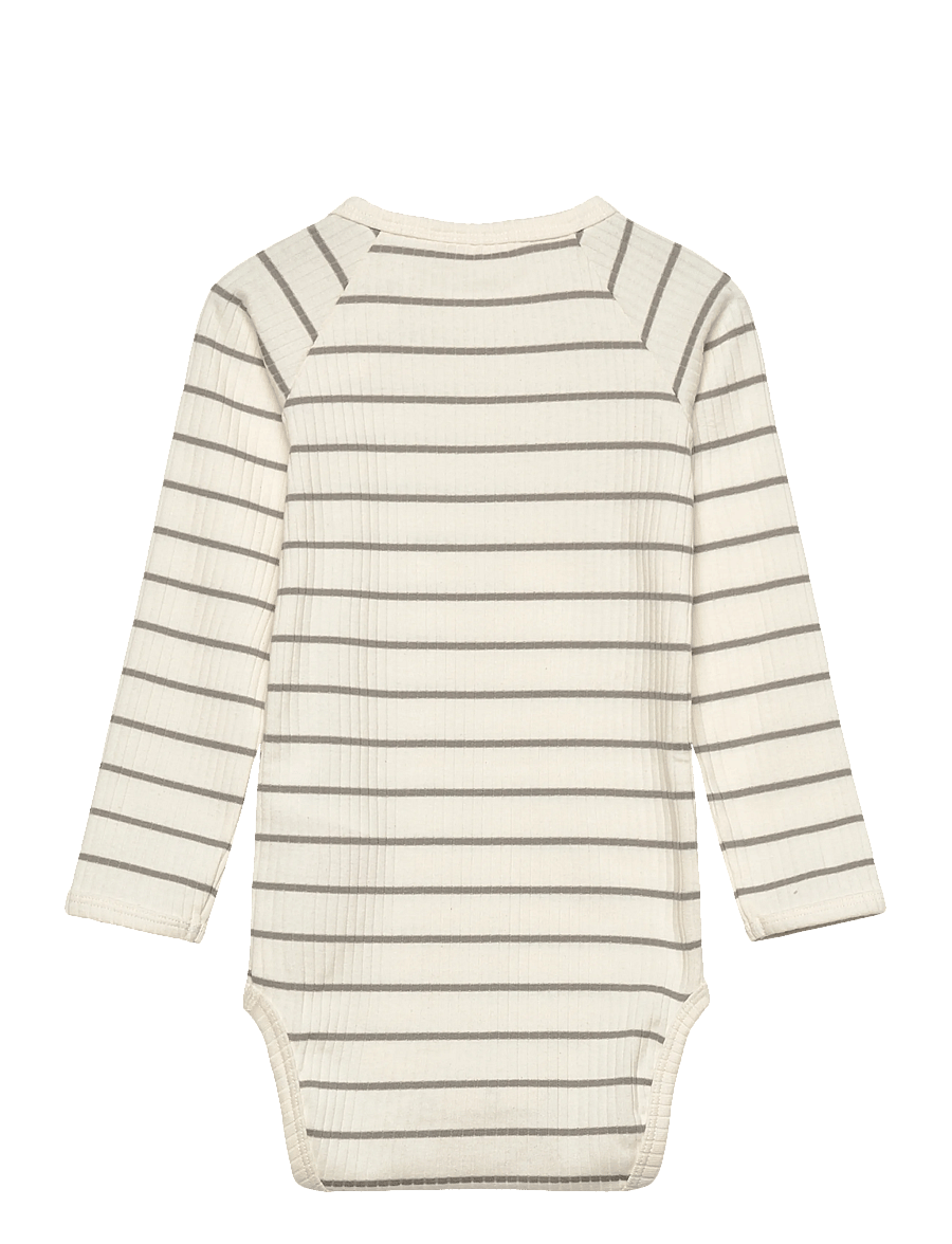 Lil'Atelier - NBMKAIL LS SLIM BODY LIL NOOS - langärmelige bodys - coconut milk - 2