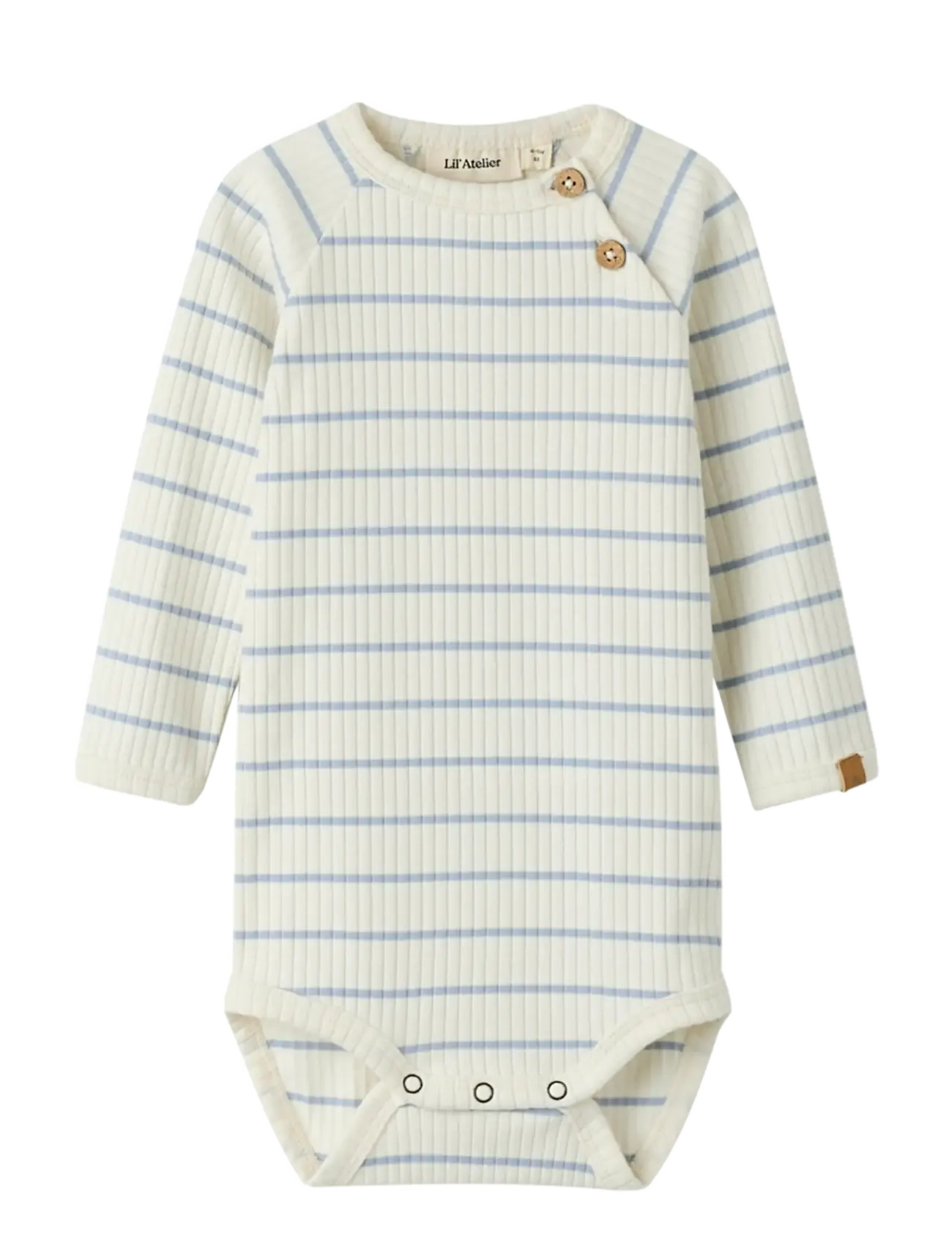 Lil'Atelier NBMKAIL LS SLIM BODY LIL NOOS - Lil'Atelier - COCONUT MILK / cream