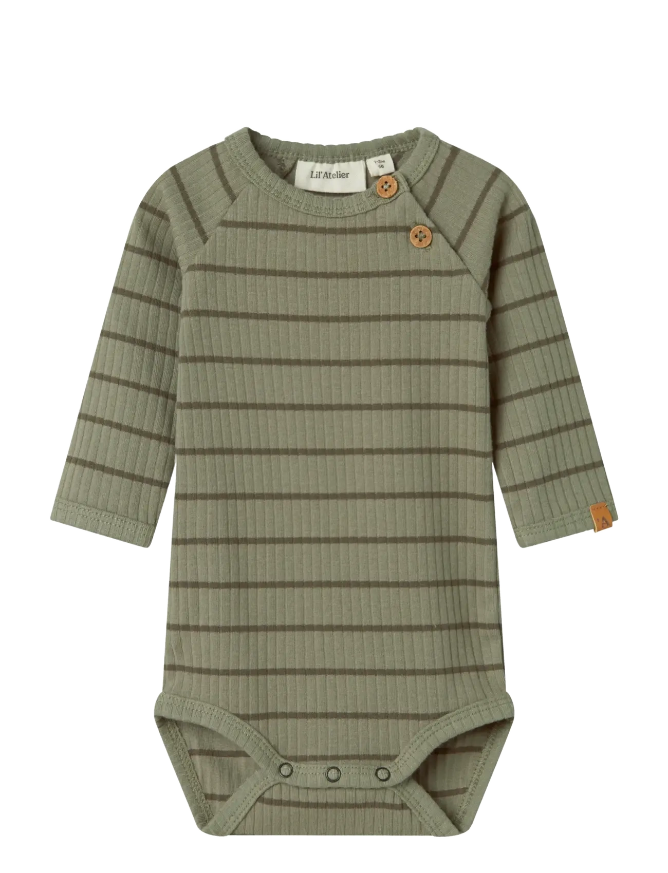 Lil'Atelier NBMKAIL LS SLIM BODY LIL NOOS - Bodies - OVERLAND TREK / khaki/green
