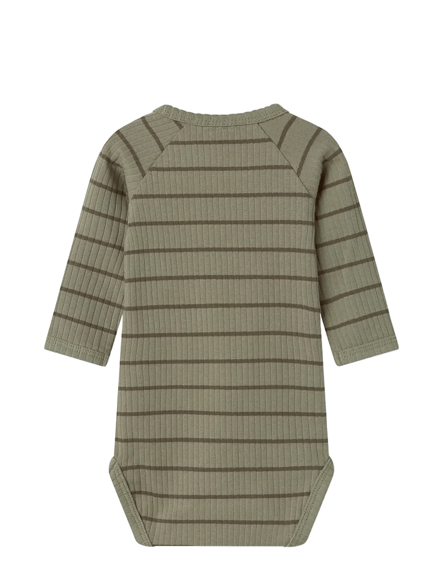 Lil'Atelier - NBMKAIL LS SLIM BODY LIL NOOS - langärmelige bodys - overland trek - 1