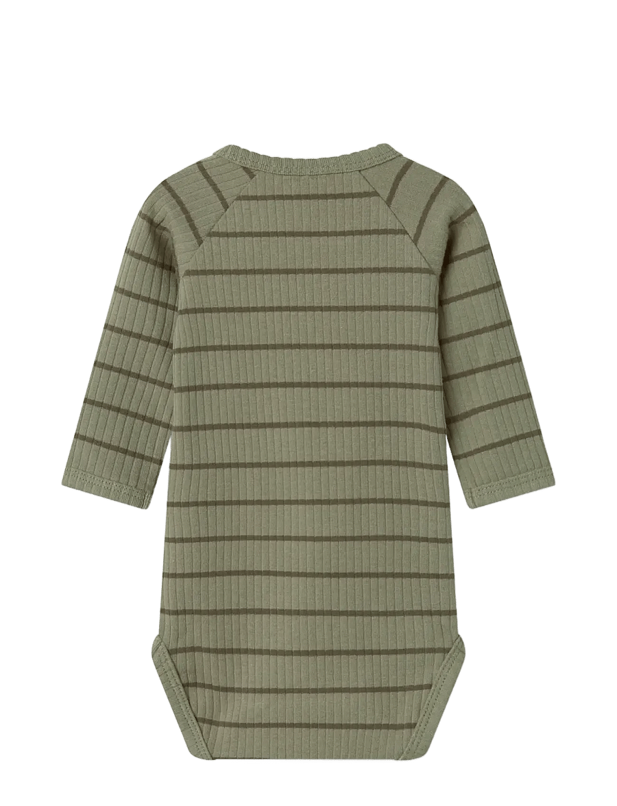 Lil'Atelier - NBMKAIL LS SLIM BODY LIL NOOS - langärmelige bodys - overland trek - 1