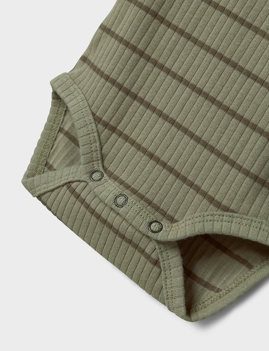 Lil'Atelier - NBMKAIL LS SLIM BODY LIL NOOS - langärmelige bodys - overland trek - 2