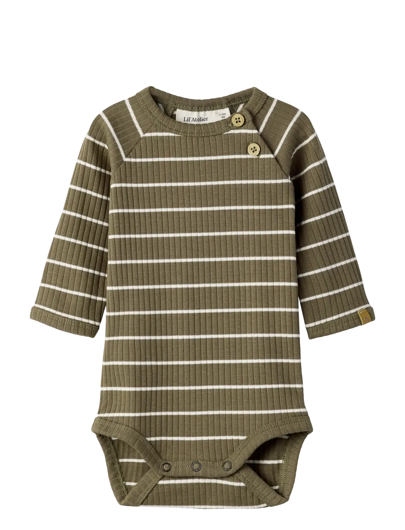 Lil'Atelier NBMKAIL LS SLIM BODY LIL NOOS - Kleding - SHITAKE / green