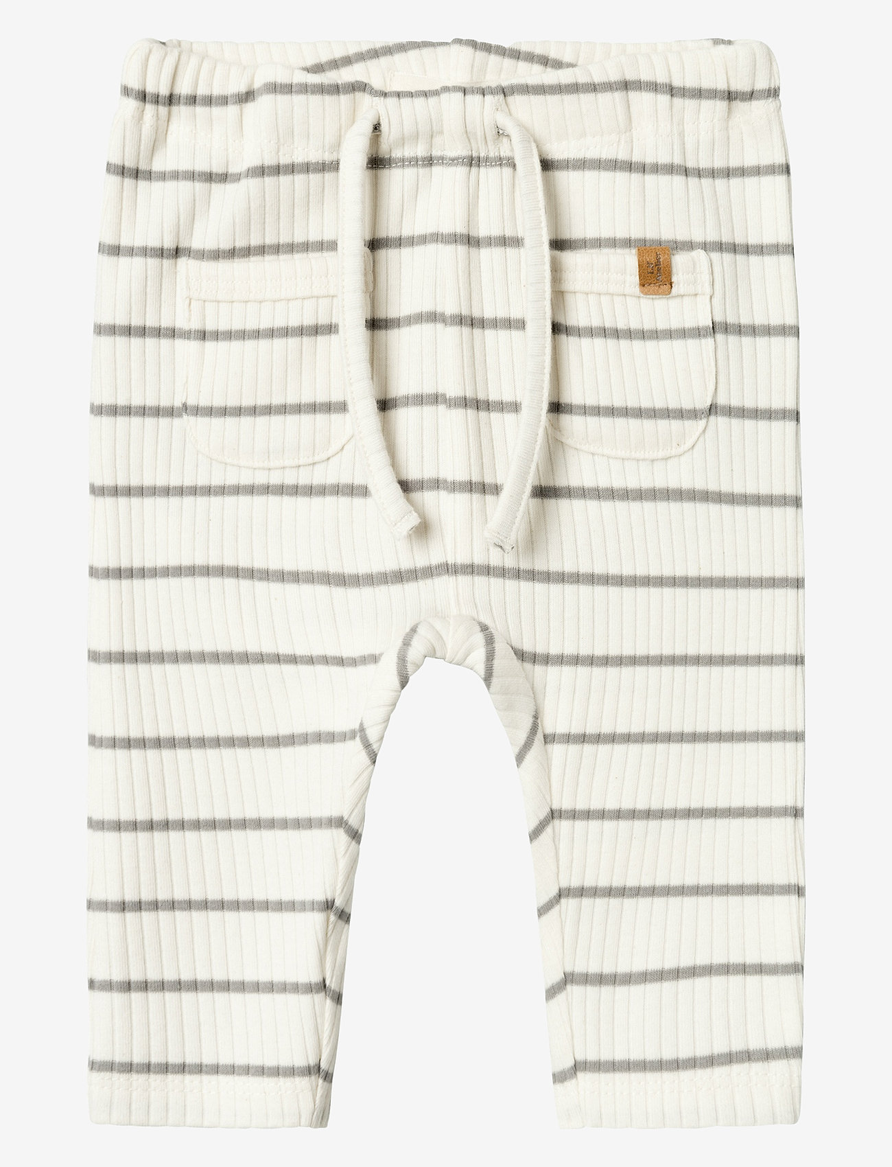 Lil'Atelier - NBMKAIL REG PANT LIL NOOS - babybukser - coconut milk - 1