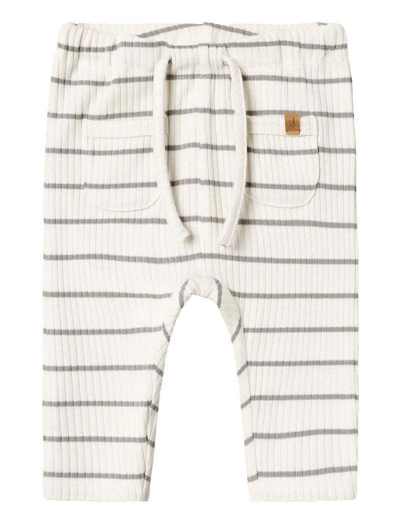 Lil'Atelier - NBMKAIL REG PANT LIL NOOS - pantalon pour bébé - coconut milk - 1