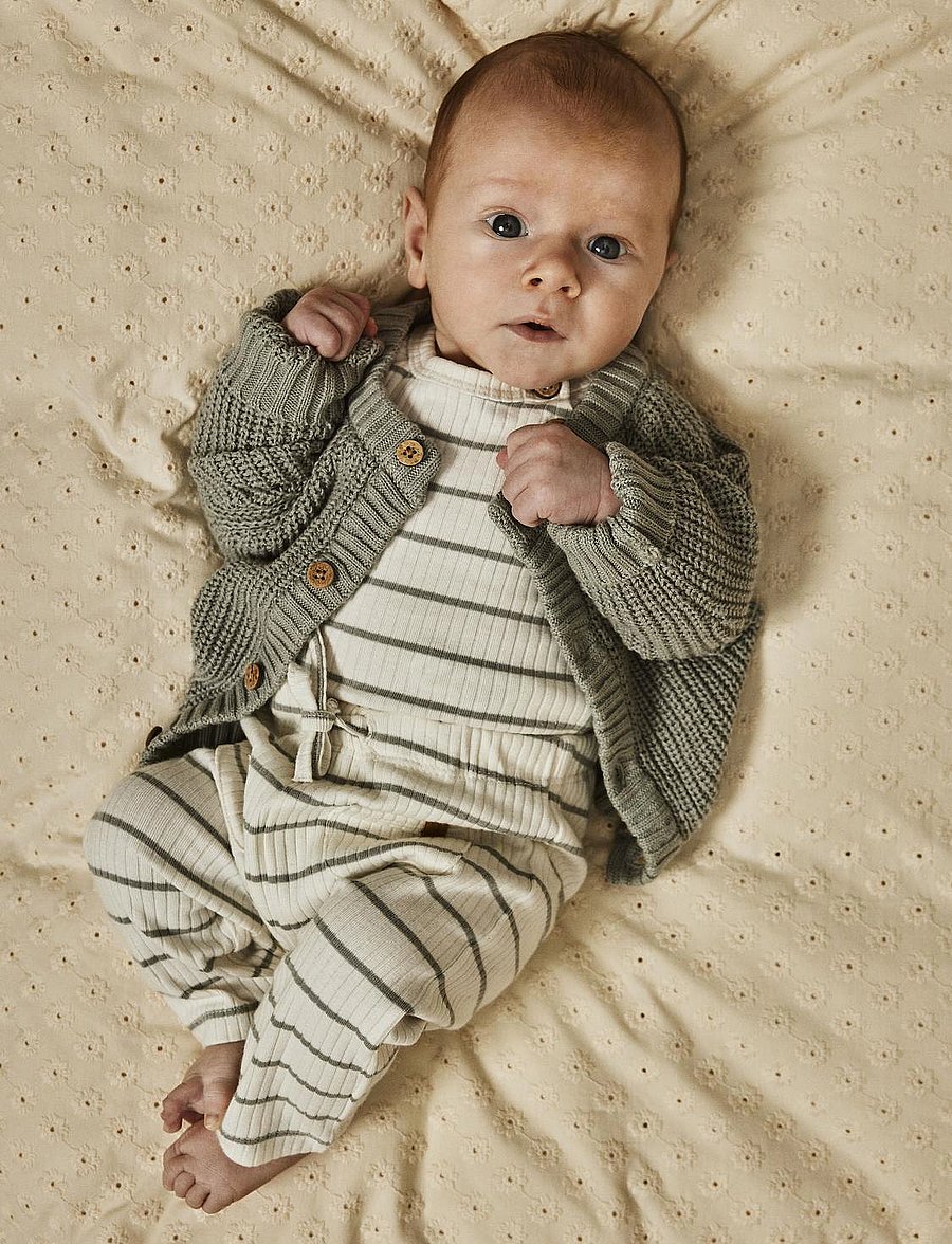 Lil'Atelier - NBMKAIL REG PANT LIL NOOS - babybukser - coconut milk - 0