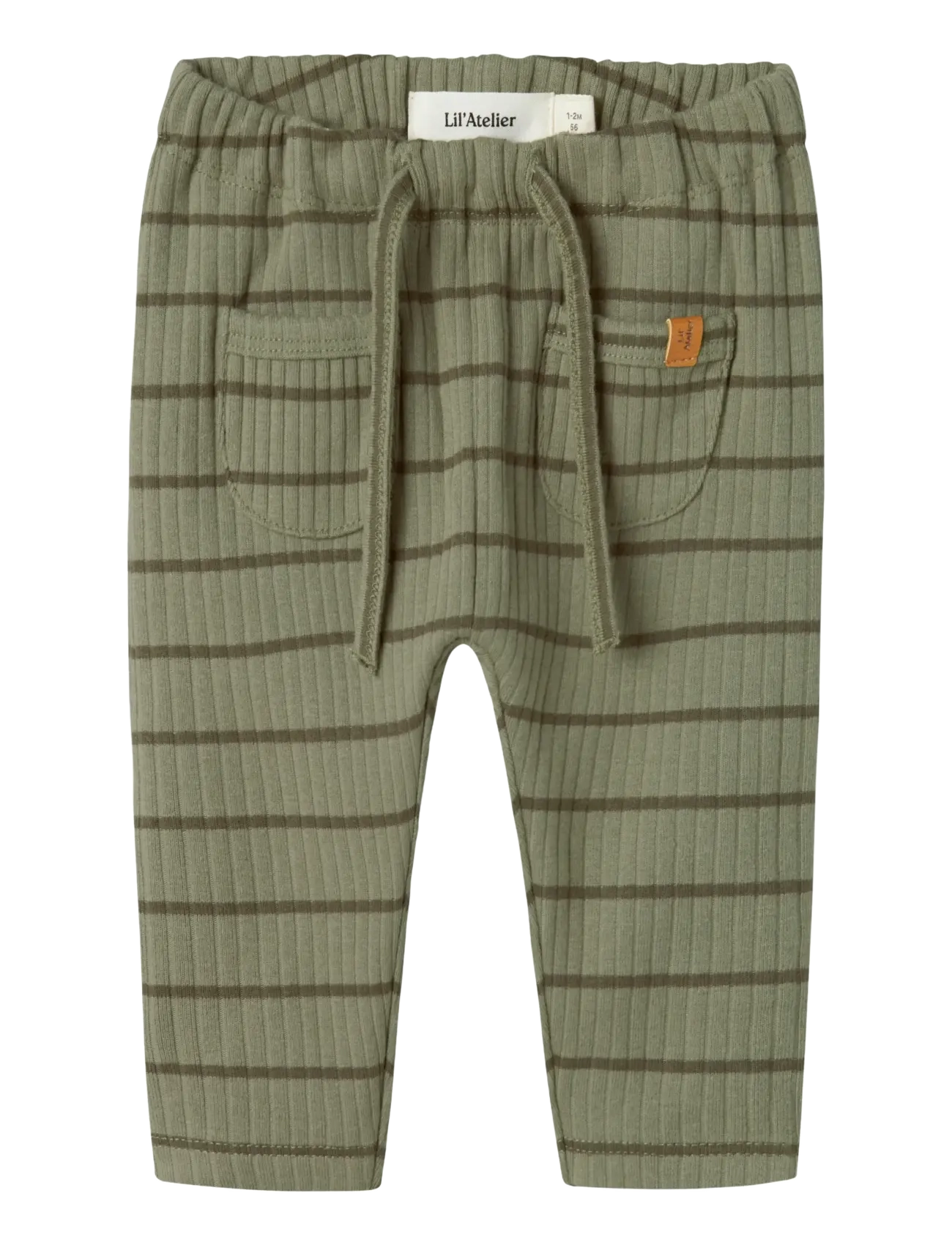 Lil'Atelier NBMKAIL REG PANT LIL NOOS - Underdele - OVERLAND TREK / khaki/green
