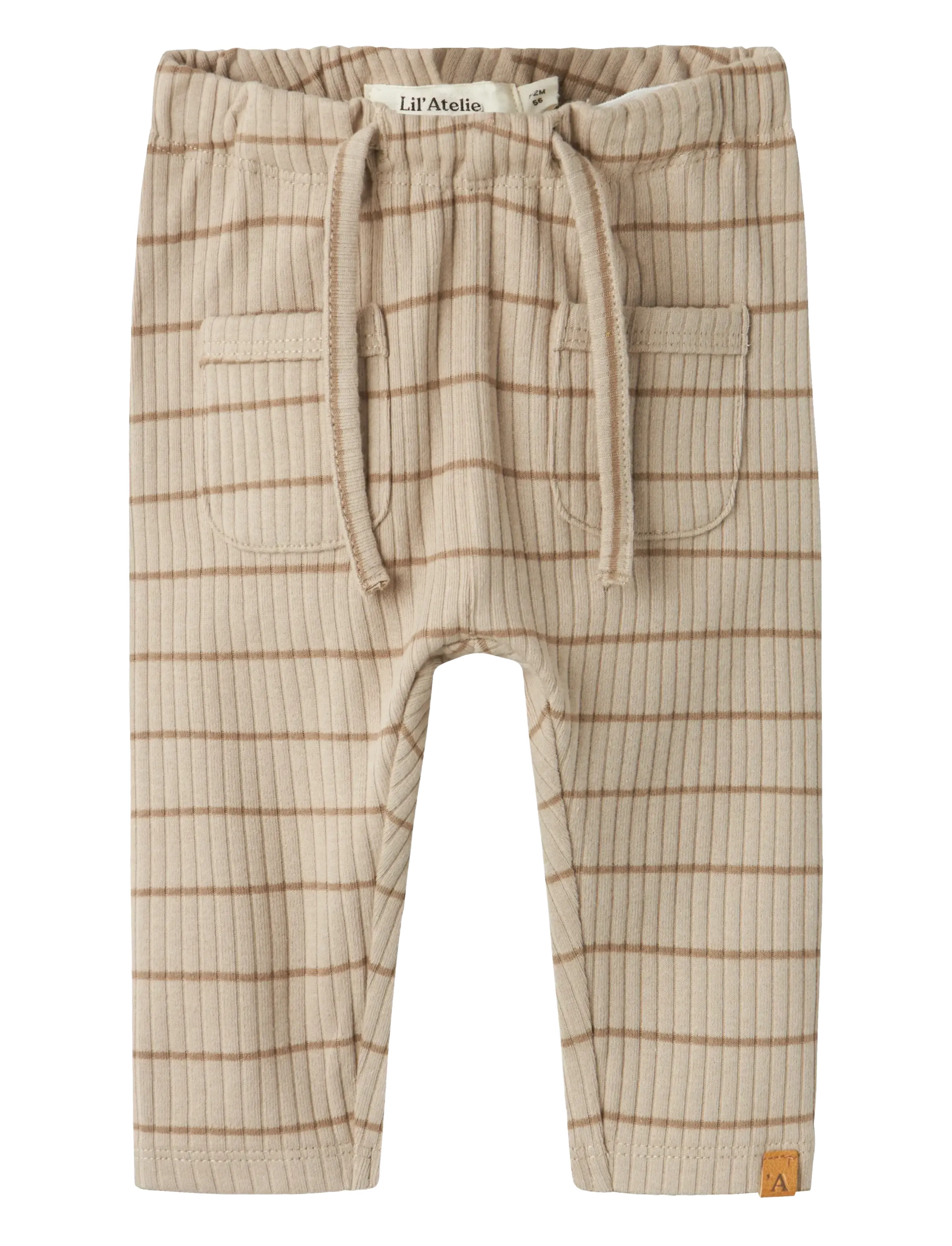Lil'Atelier NBMKAIL REG PANT LIL NOOS - Underdele - PURE CASHMERE / brown