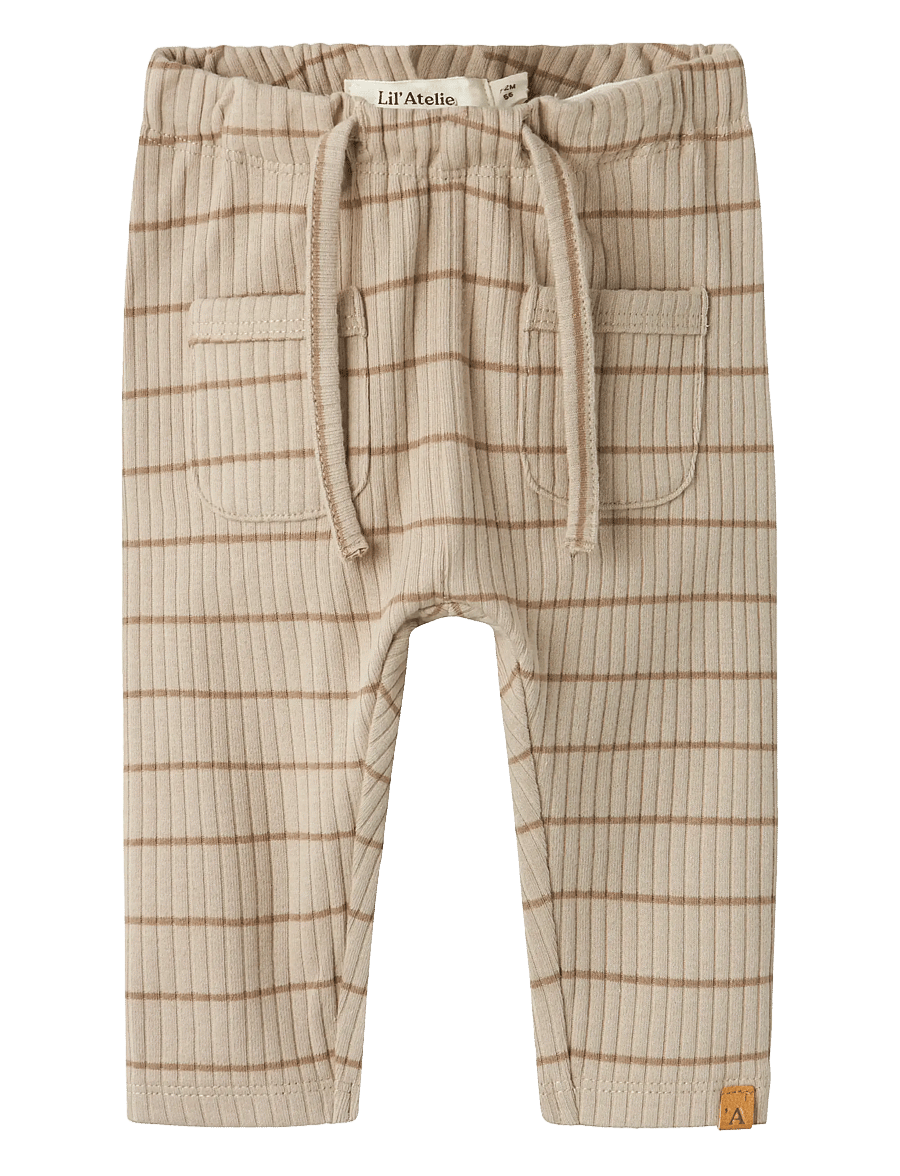 Lil'Atelier - NBMKAIL REG PANT LIL NOOS - babybukser - pure cashmere - 0