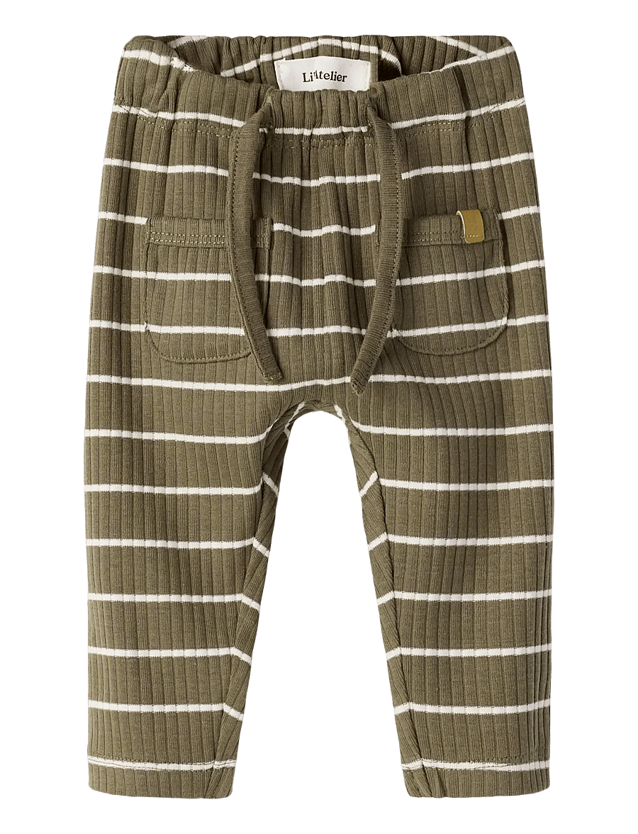 Lil'Atelier - NBMKAIL REG PANT LIL NOOS - bukser - shitake - 0