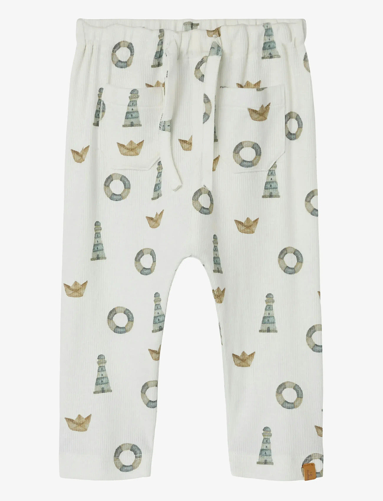 Lil'Atelier - NBMGAVO LOOSE PANT LIL - efterårstøj - coconut milk - 0