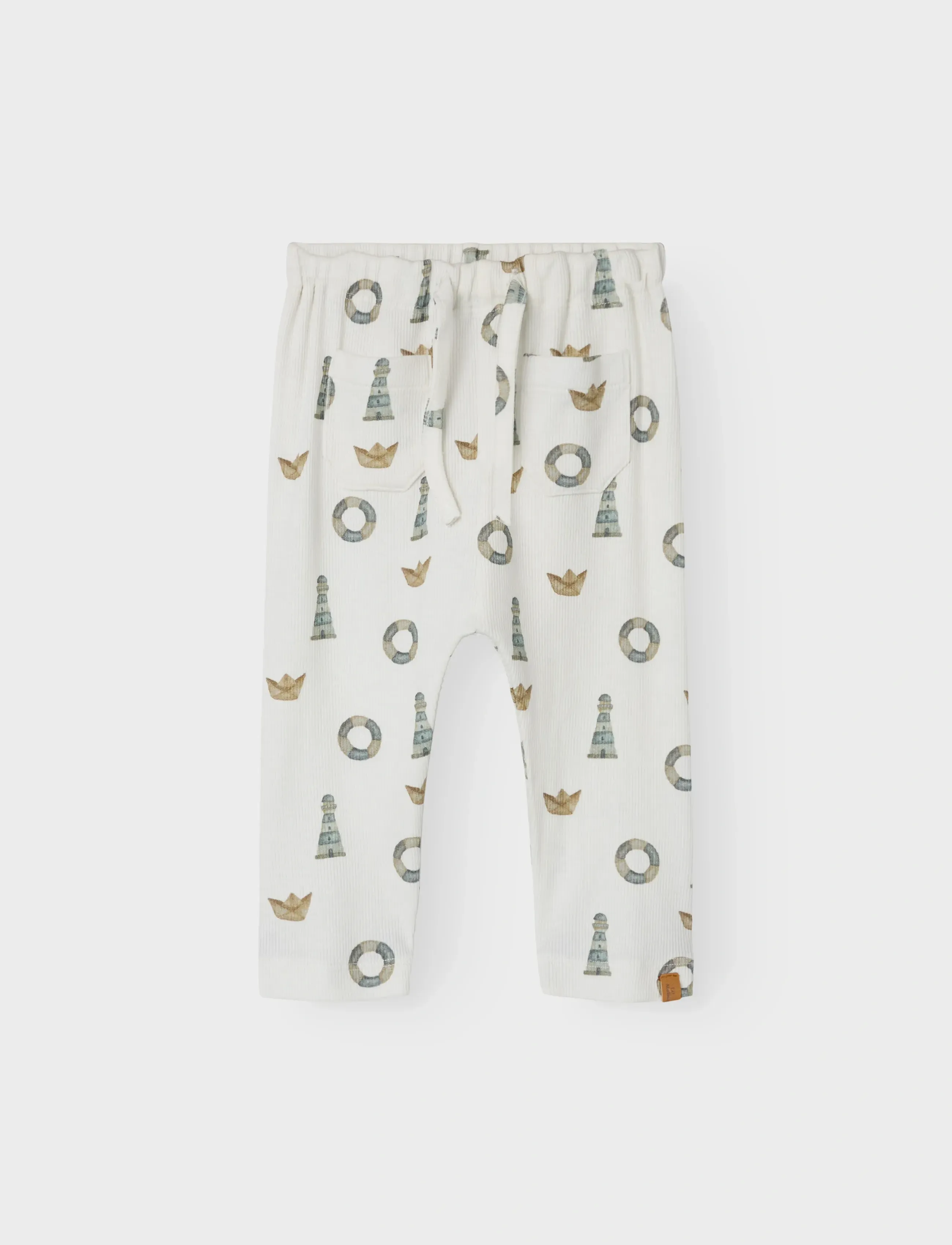 Lil'Atelier - NBMGAVO LOOSE PANT LIL - coconut milk - 3