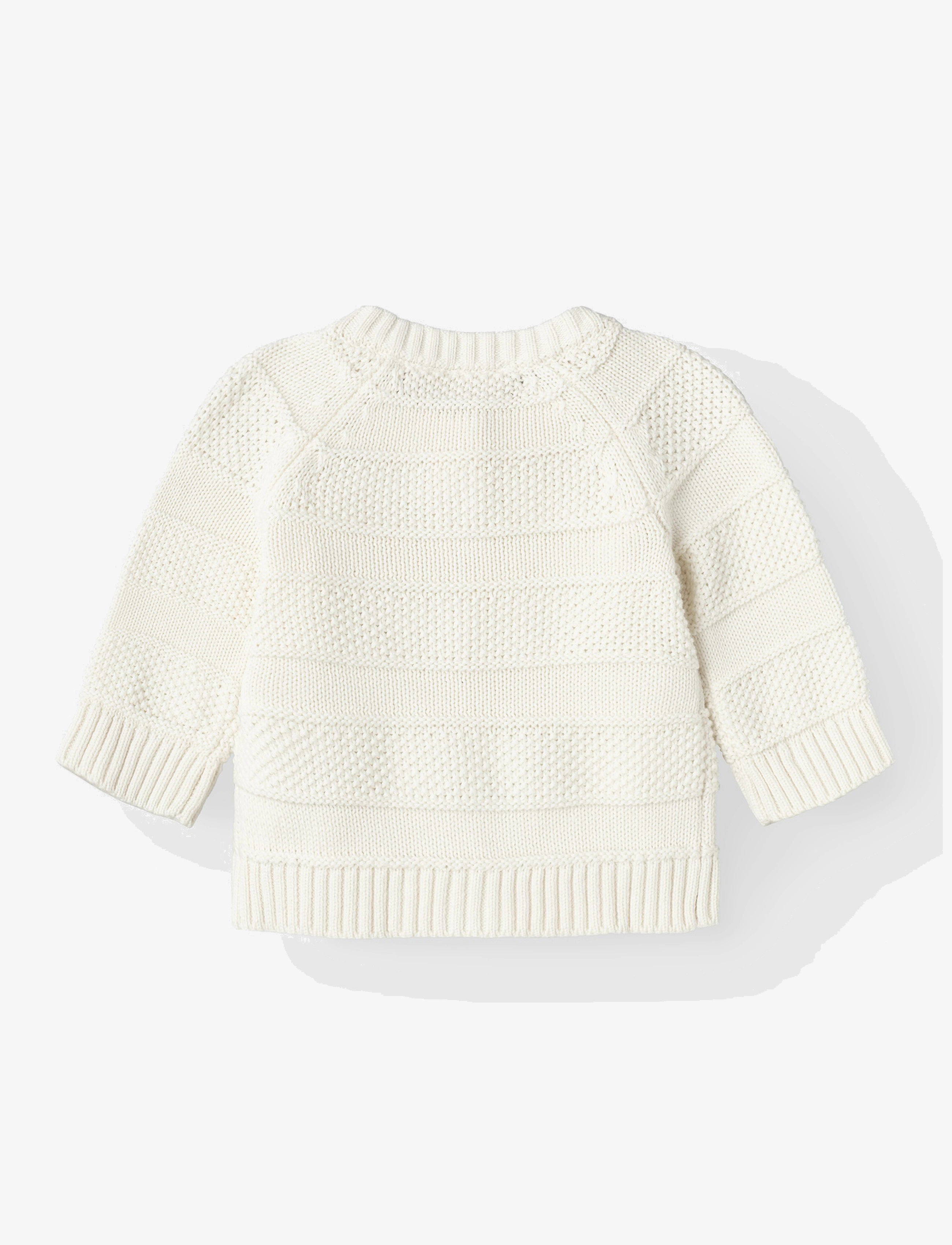 Lil'Atelier - NBMLARSON LS KNIT CARD LIL - coconut milk - 1