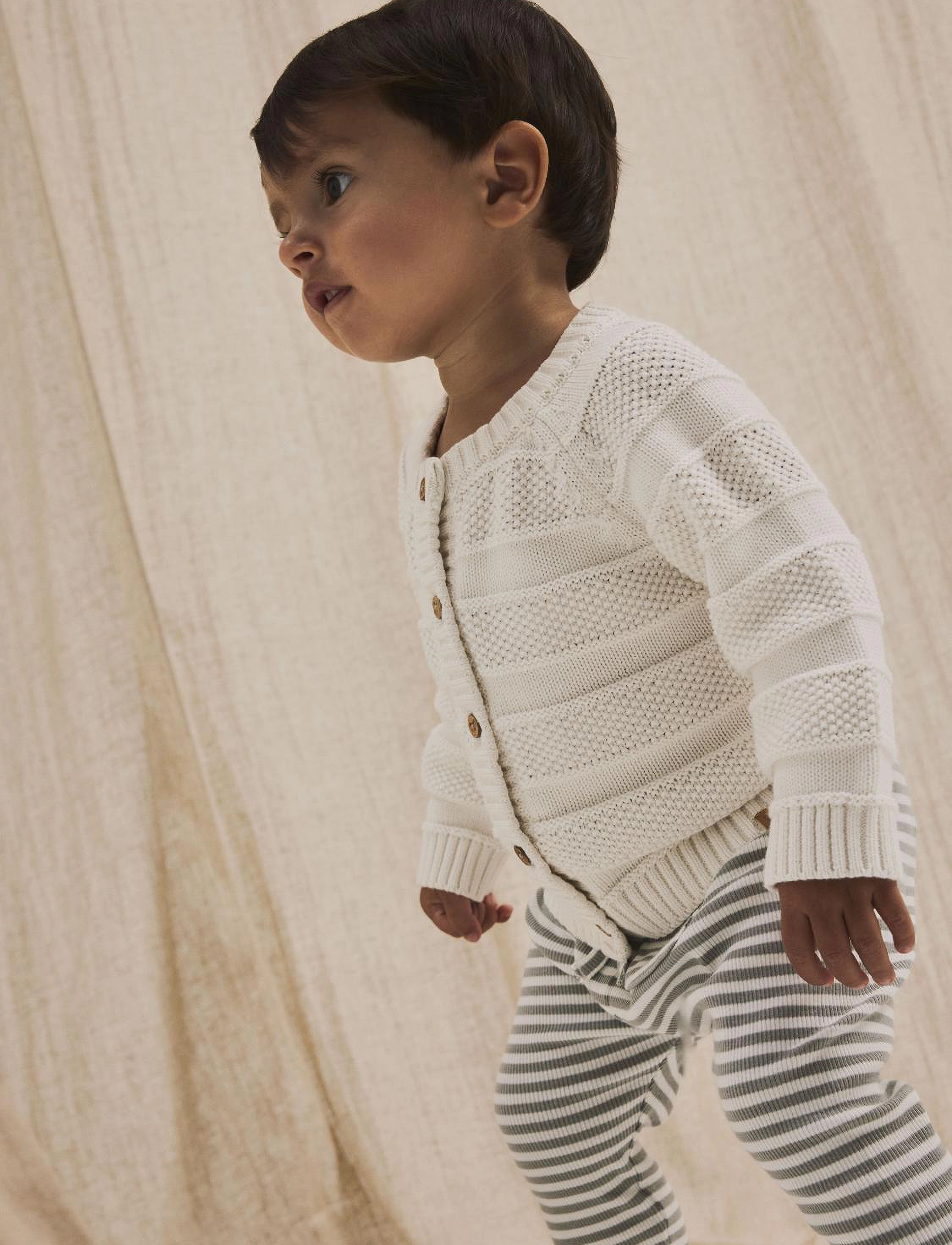 Lil'Atelier - NBMLARSON LS KNIT CARD LIL - coconut milk - 4