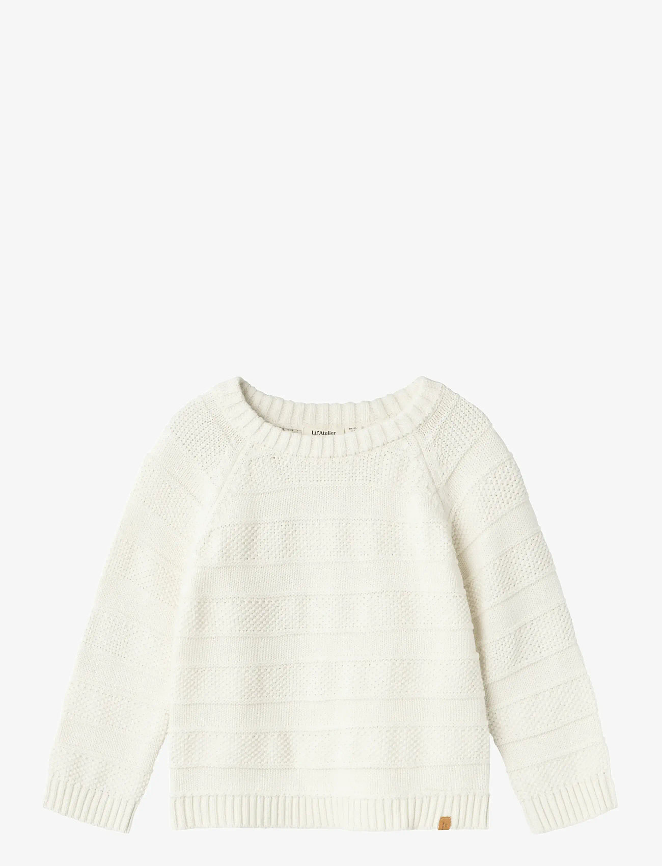 Lil'Atelier - NMMLARSON LS KNIT LIL - coconut milk - 0