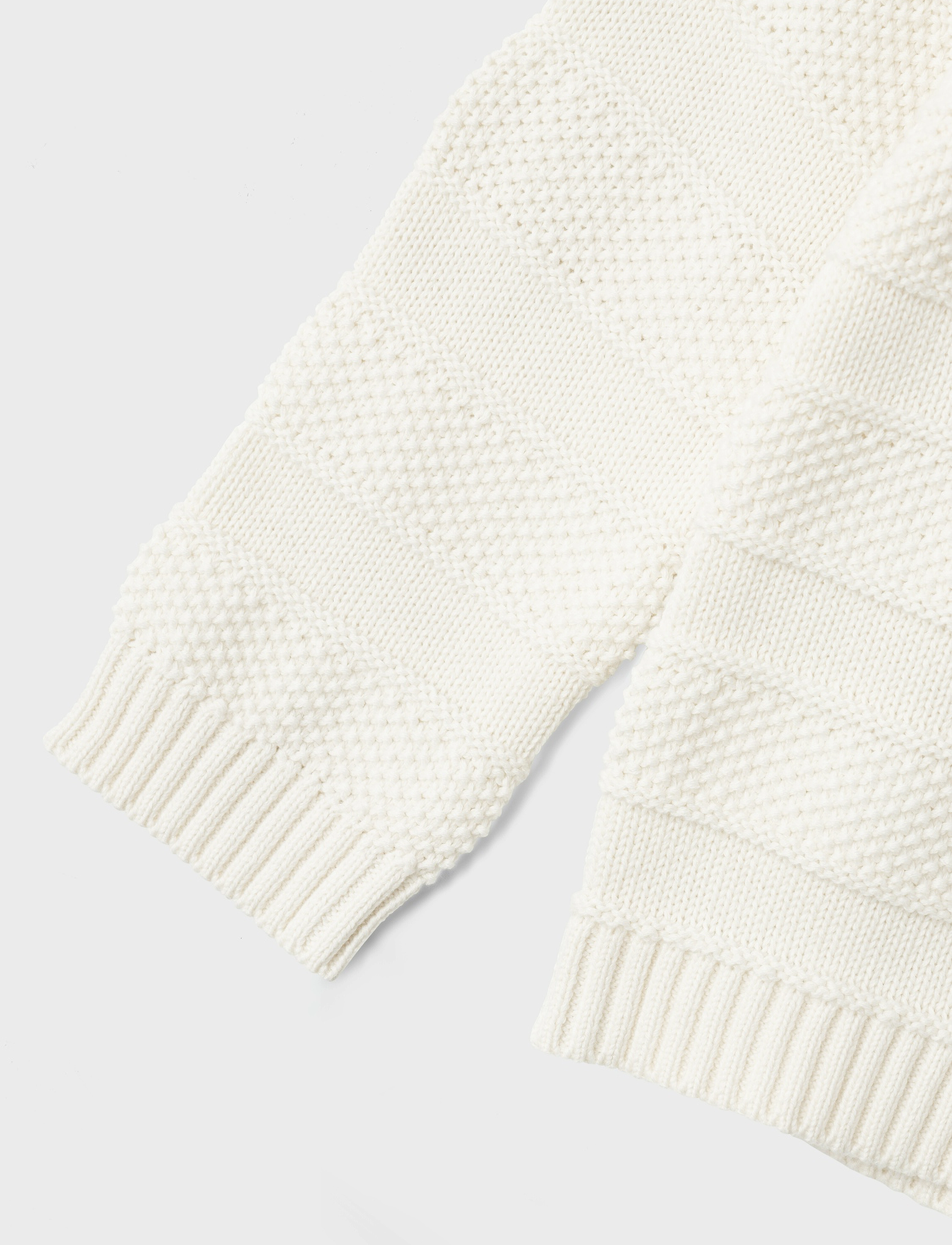 Lil'Atelier - NMMLARSON LS KNIT LIL - coconut milk - 2