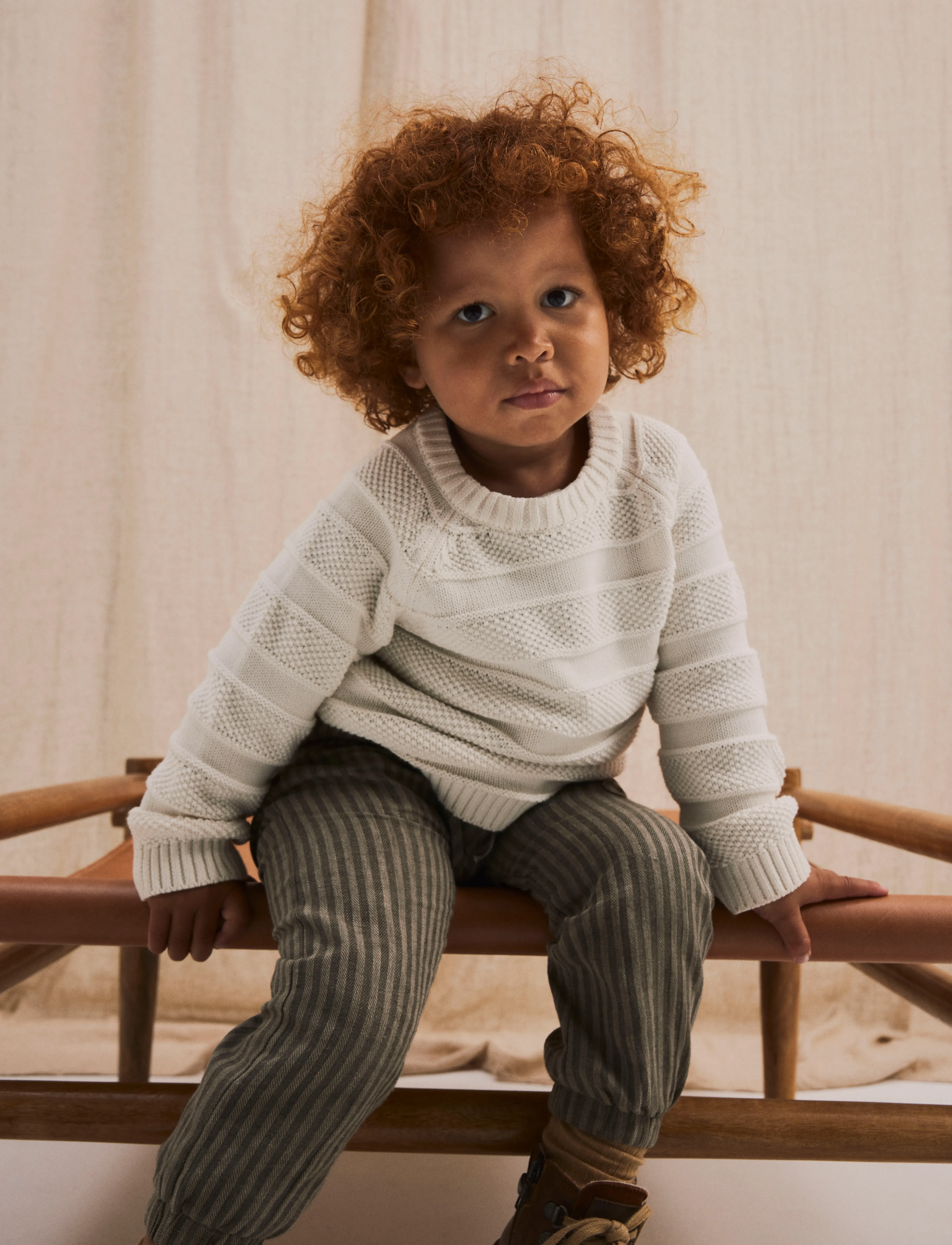 Lil'Atelier - NMMLARSON LS KNIT LIL - coconut milk - 3