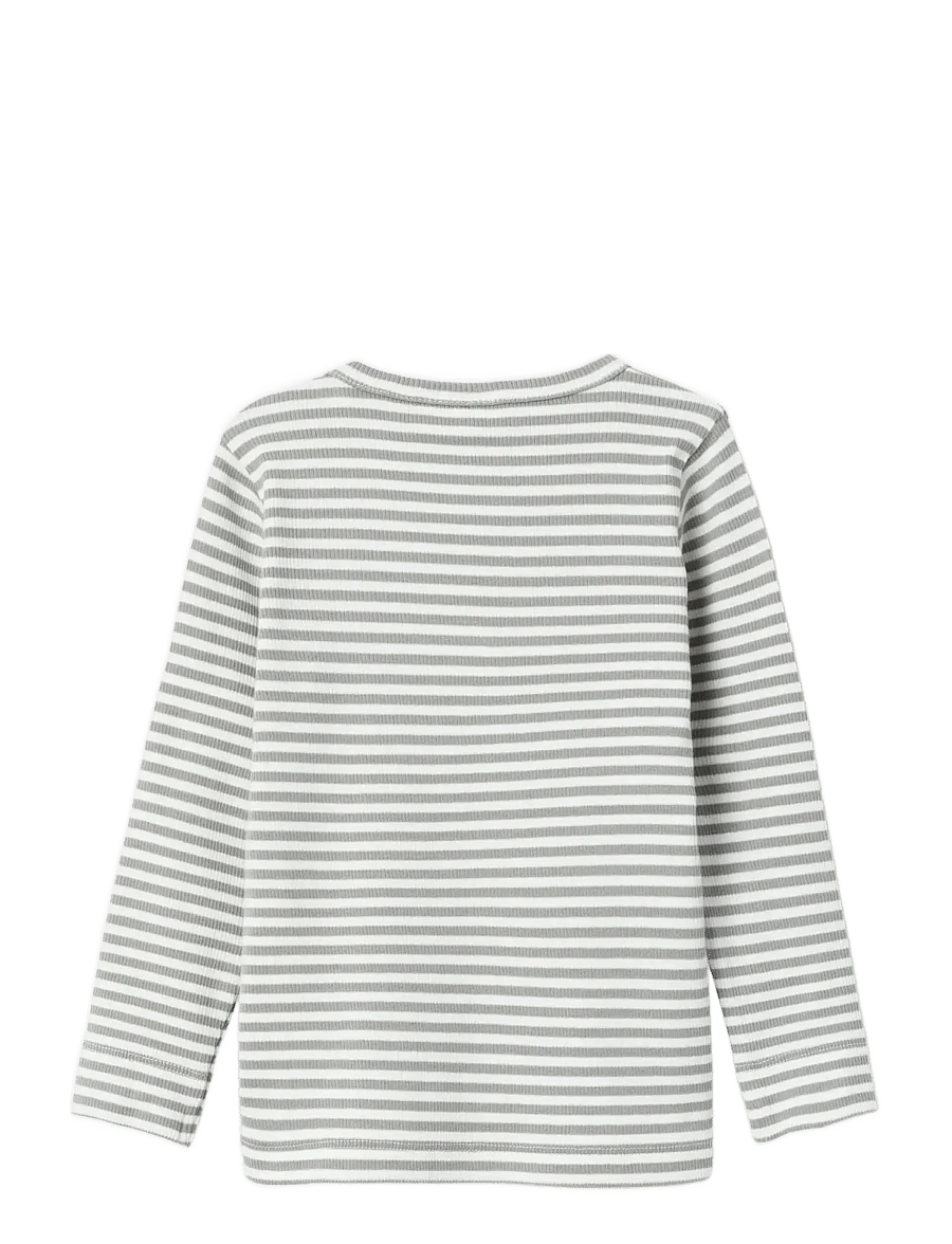 Lil'Atelier - NMMGAGO KRE LS SLIM TOP LIL NOOS - limestone - 2