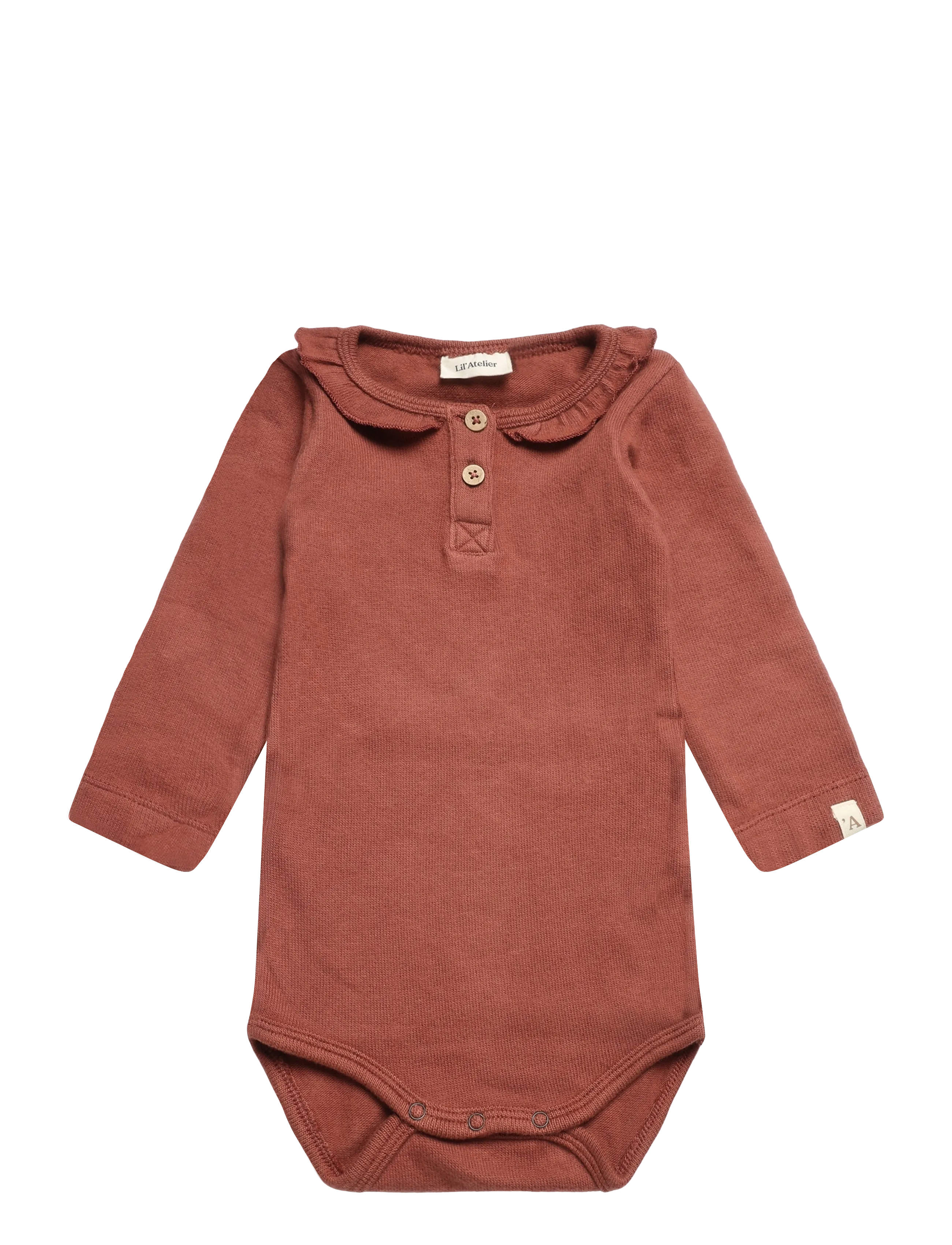 Lil'Atelier NBFTHORO HOU LS SLIM BODY LIL - Bodies - MAHOGANY / brown